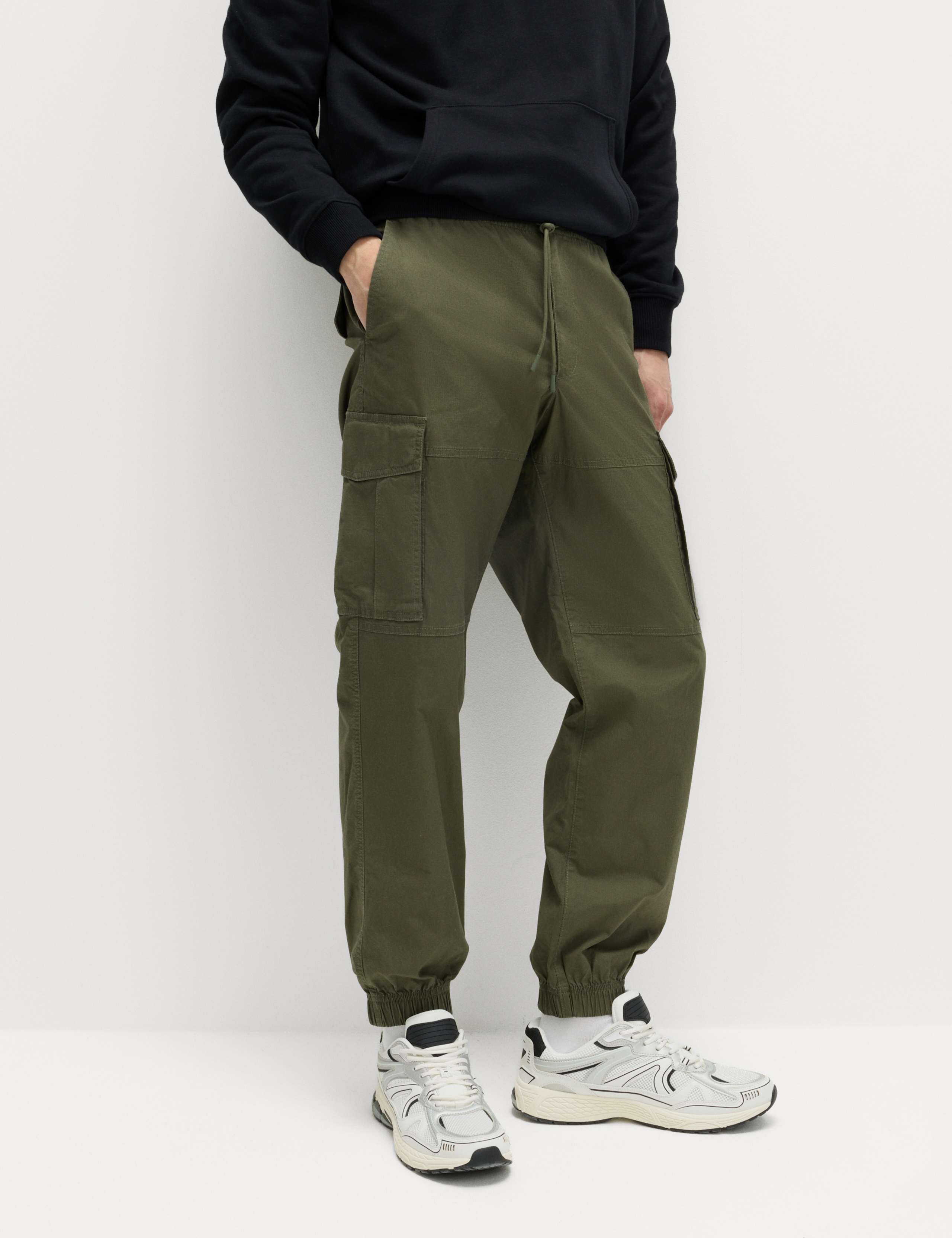 Slim Fit Ripstop Cargo Trousers