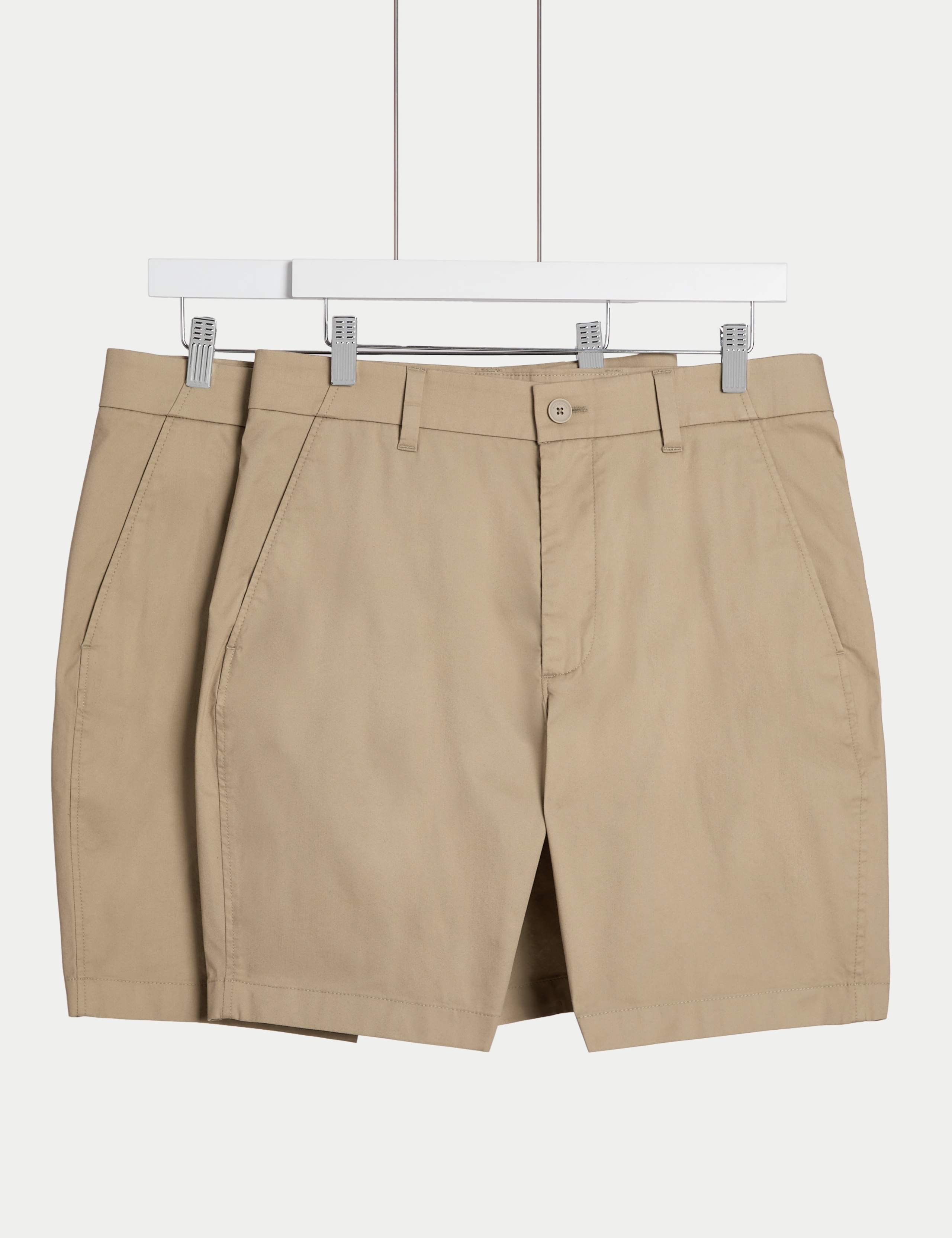 2pk Slim Fit Lightweight Chino Shorts