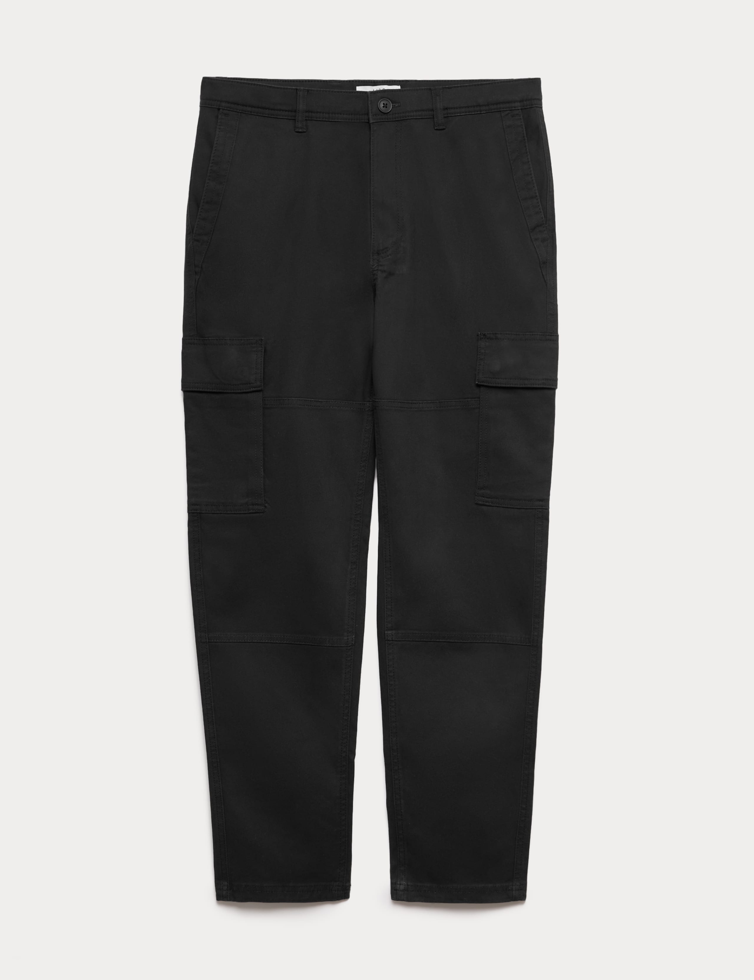 Tapered Fit Stretch Cargo Trousers
