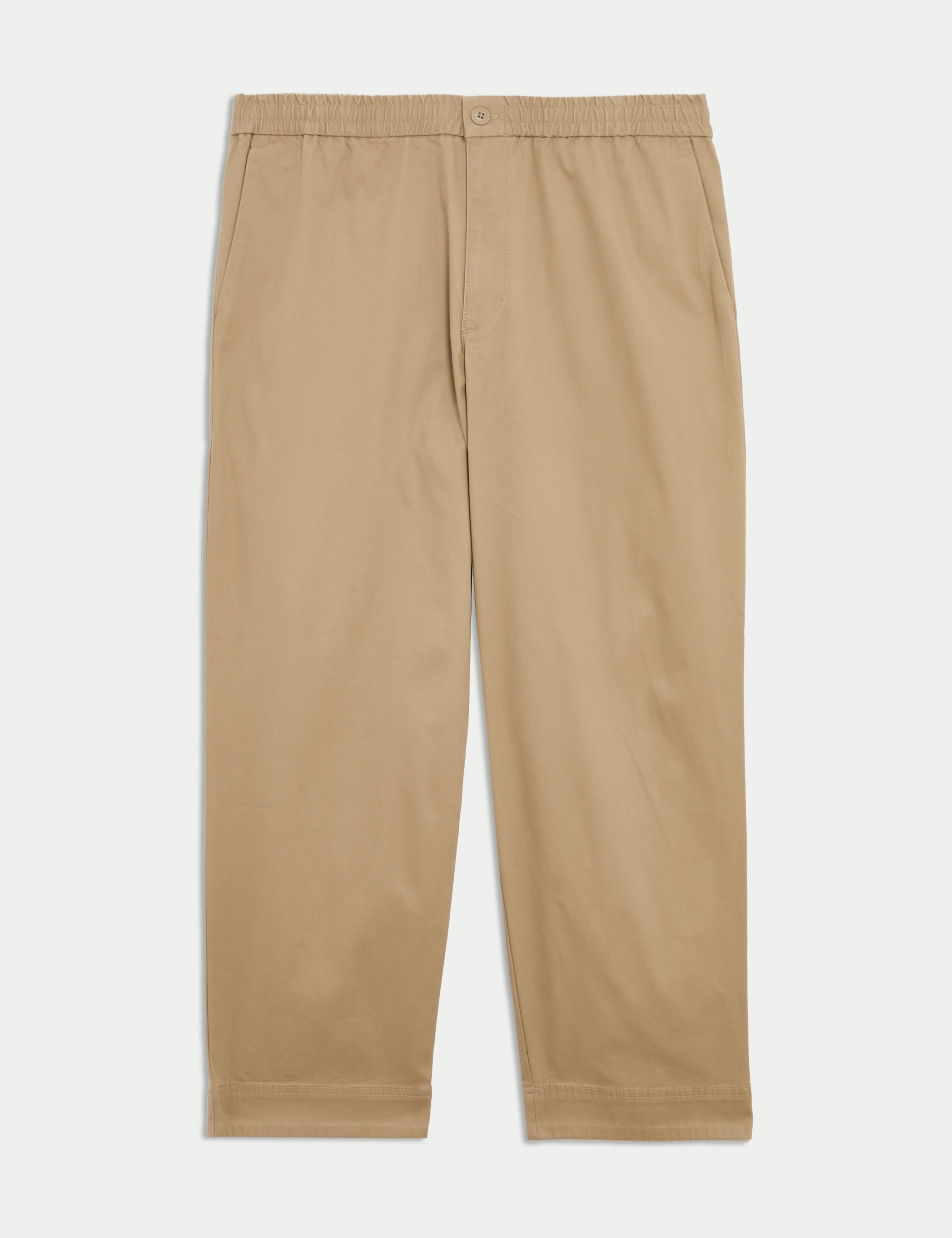 Tapered Fit Elasticated Waist Trousers
