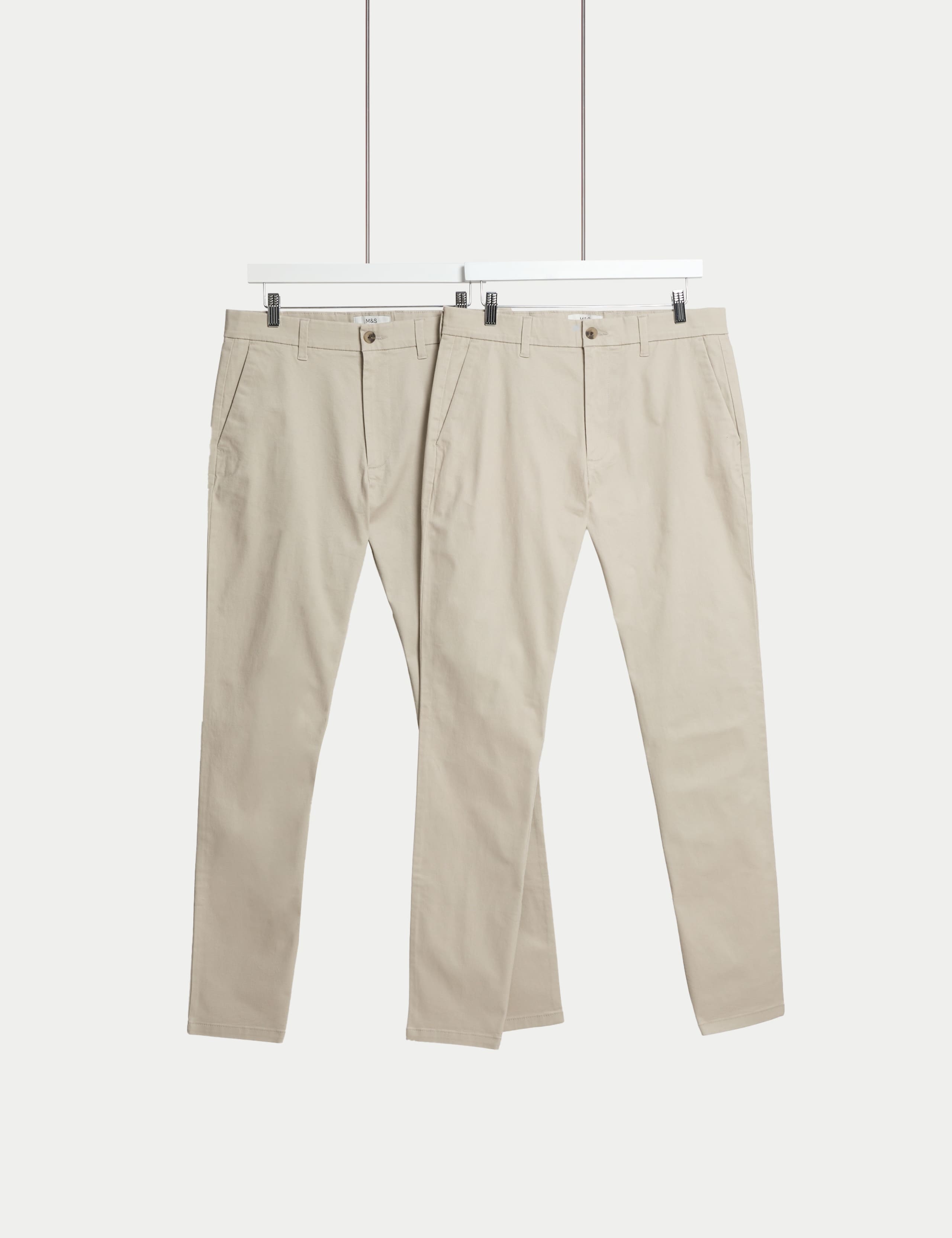 2pk Slim Fit Stretch Chinos