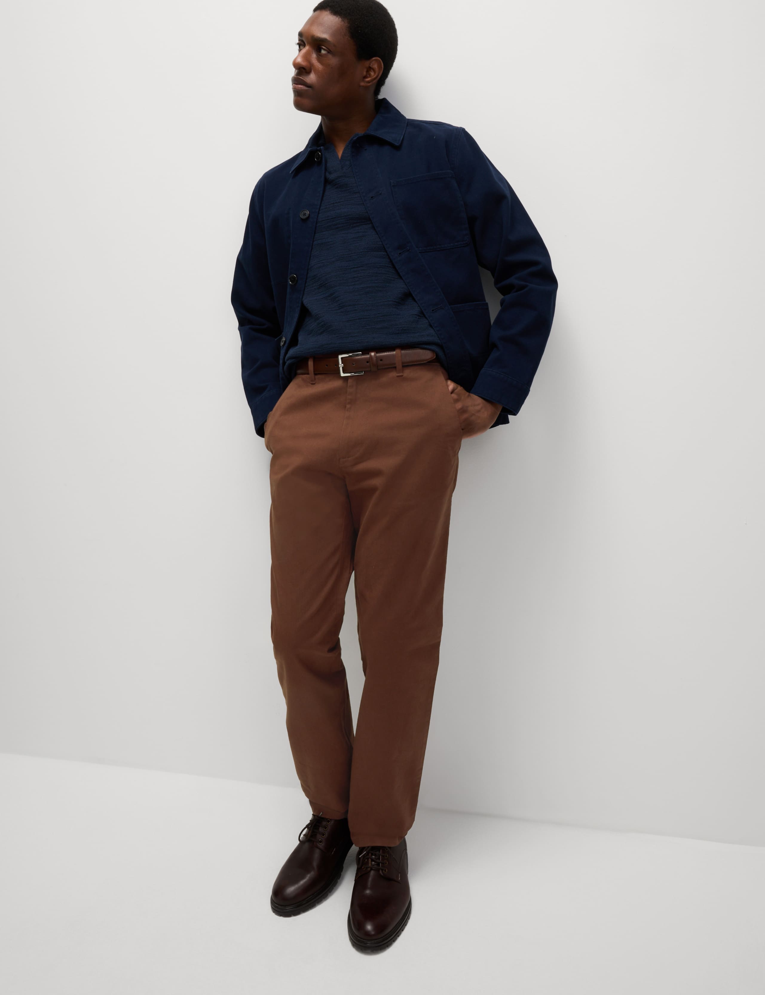 Regular Fit Stretch Chinos