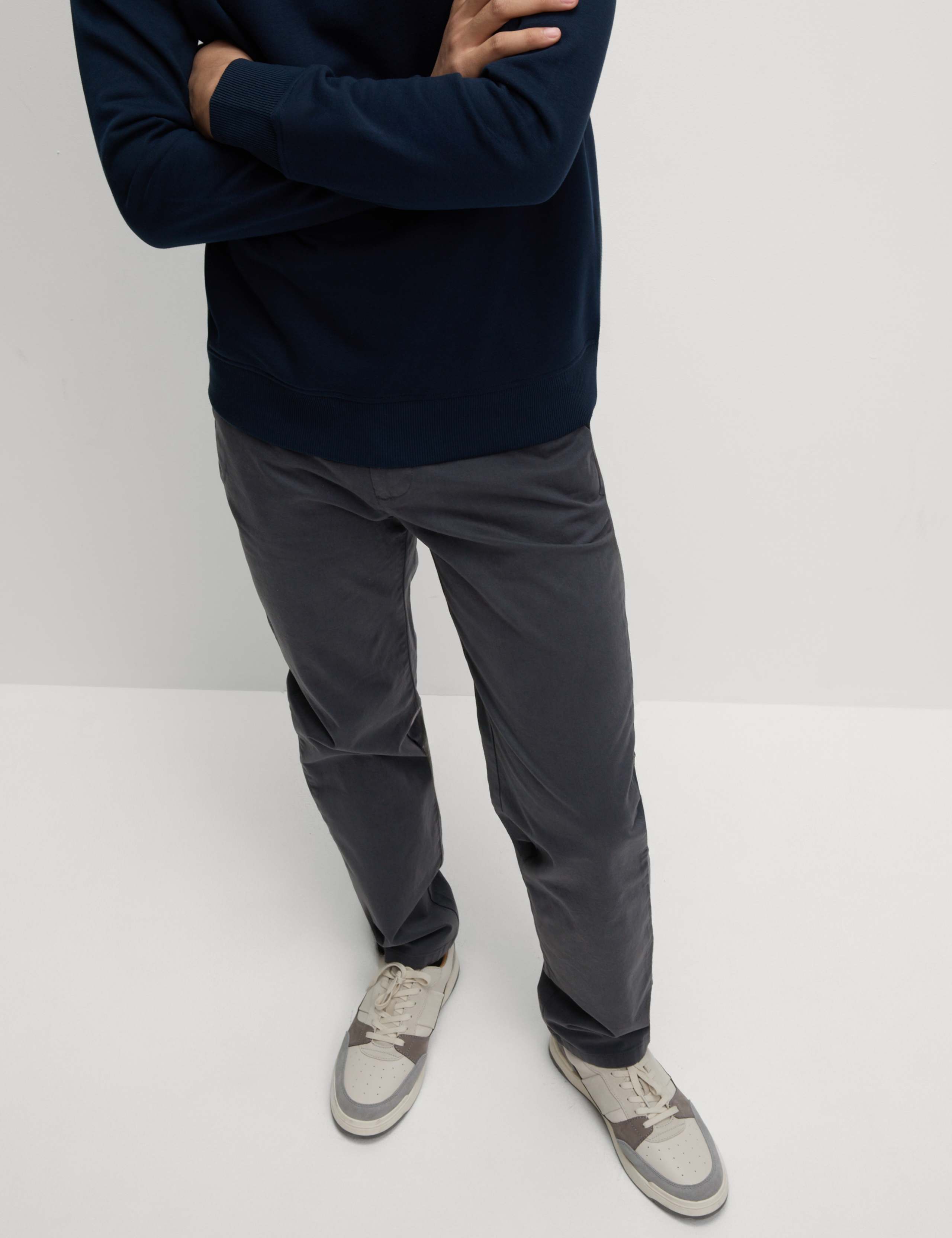 2 Pack Regular Fit Stretch Chinos
