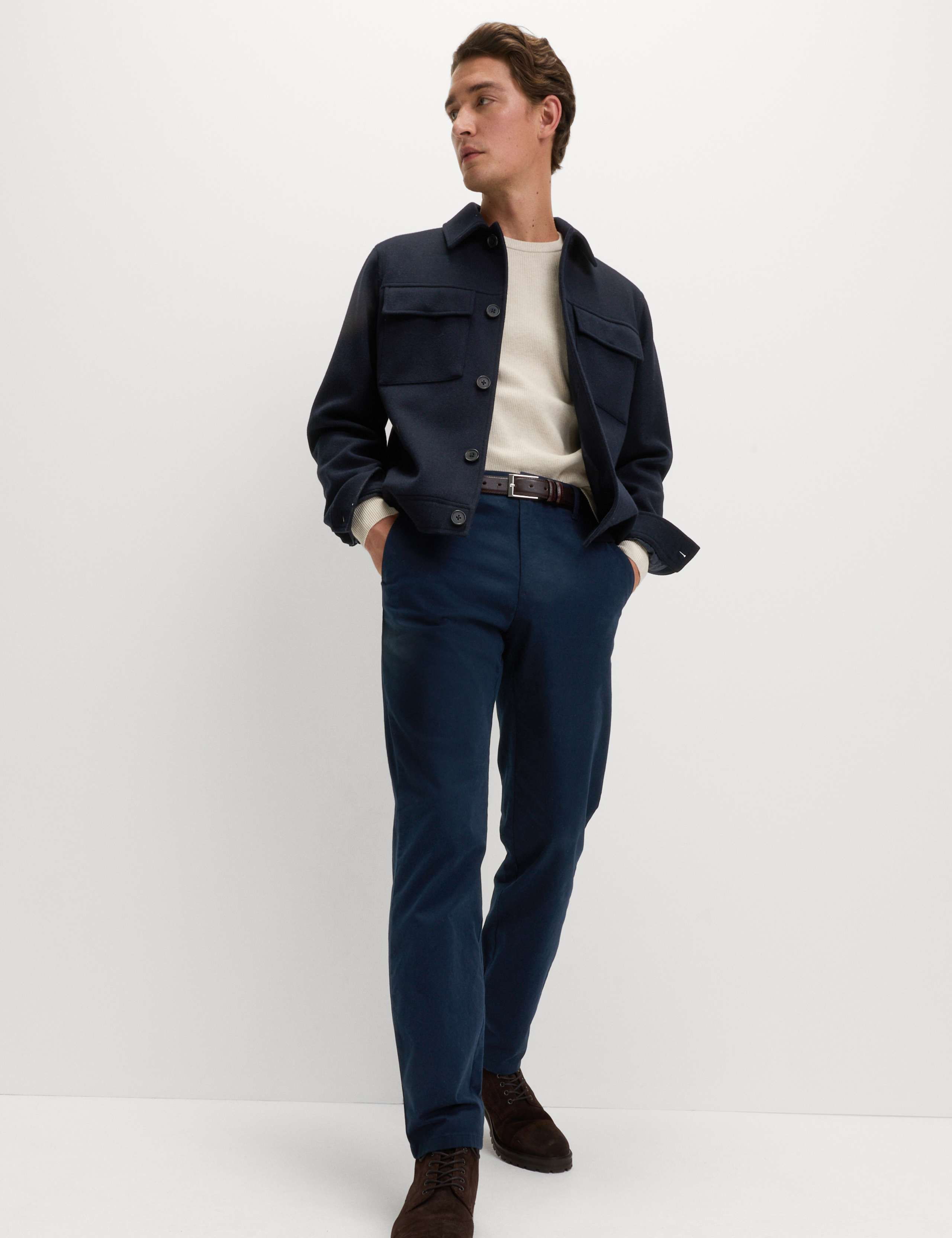 2 Pack Regular Fit Stretch Chinos