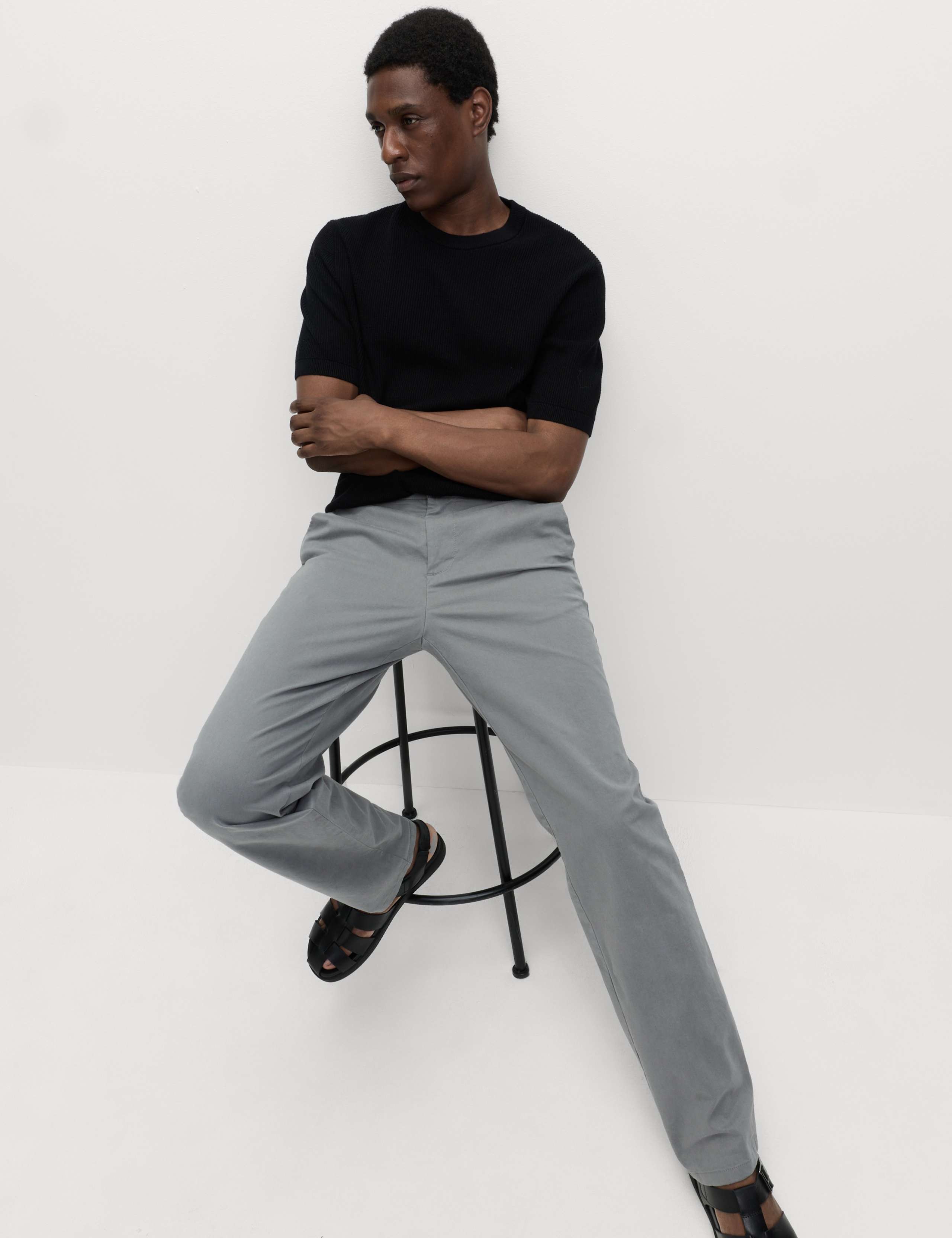 2pk Regular Fit Stretch Chinos