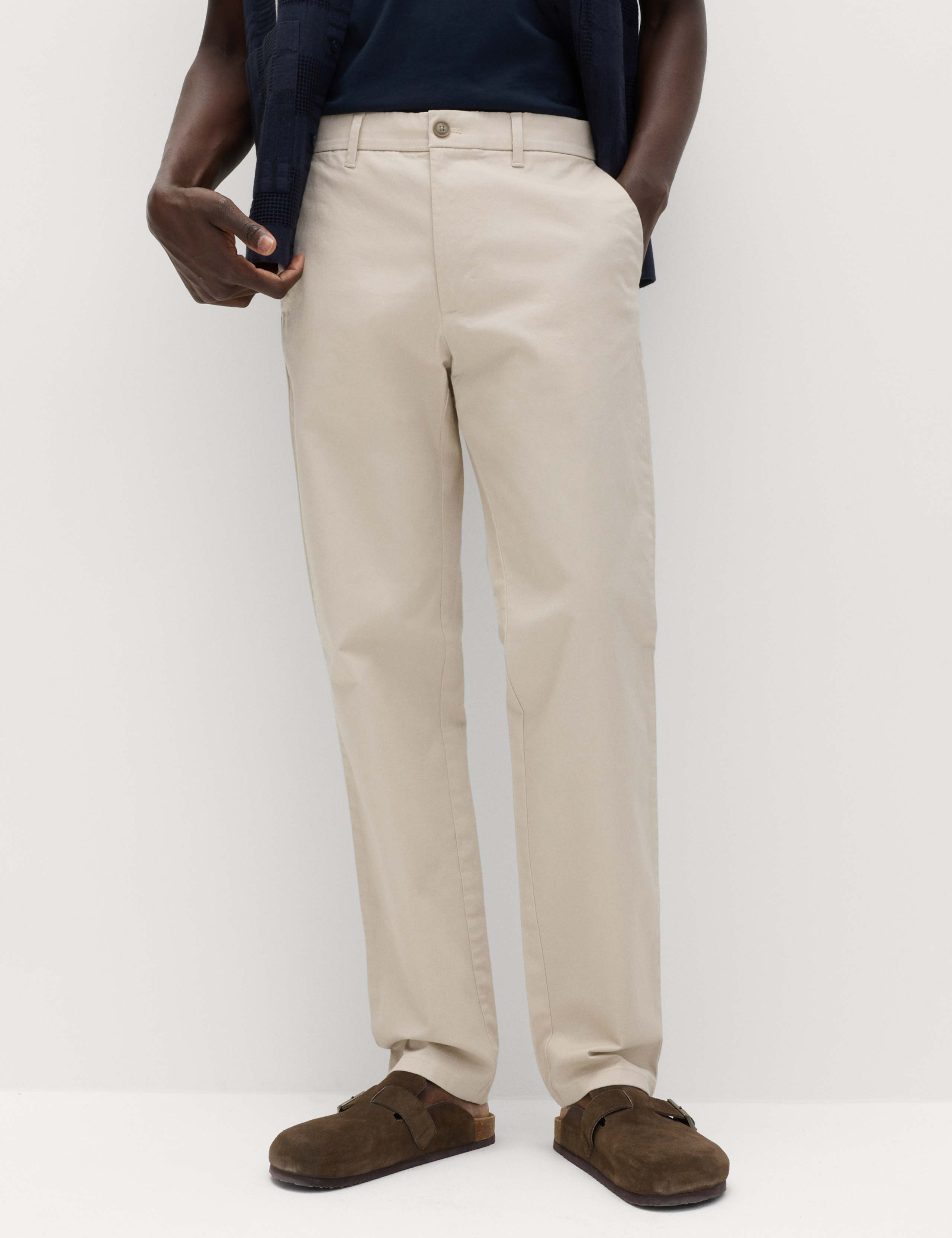 Regular Fit Stretch Chinos