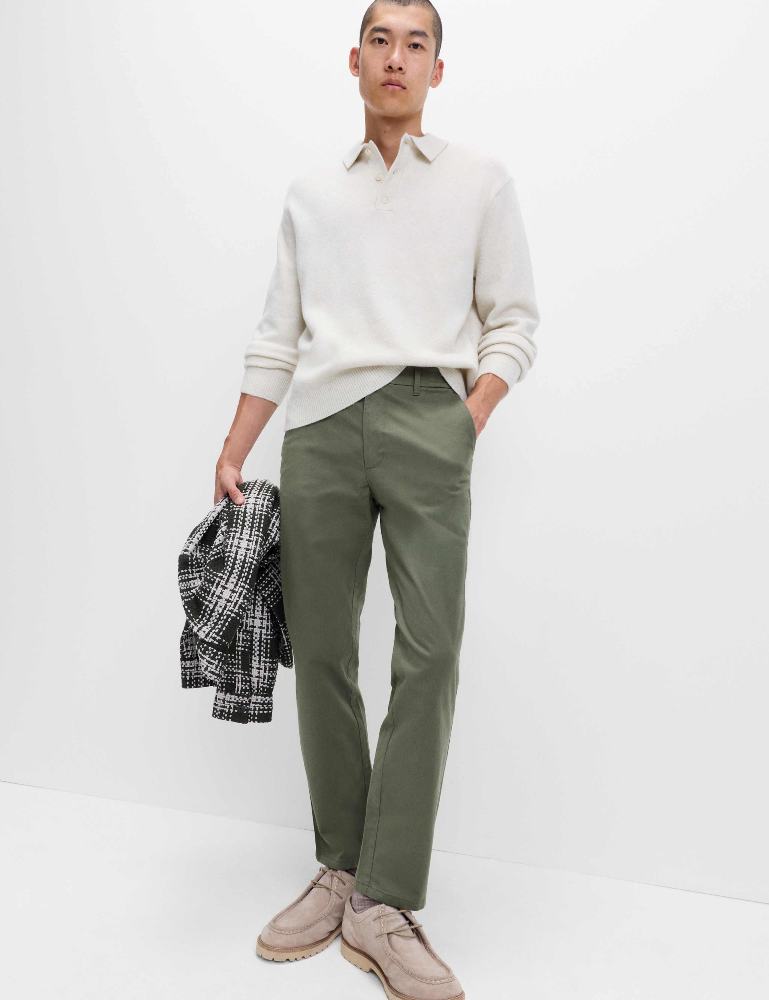 Regular Fit Stretch Chinos