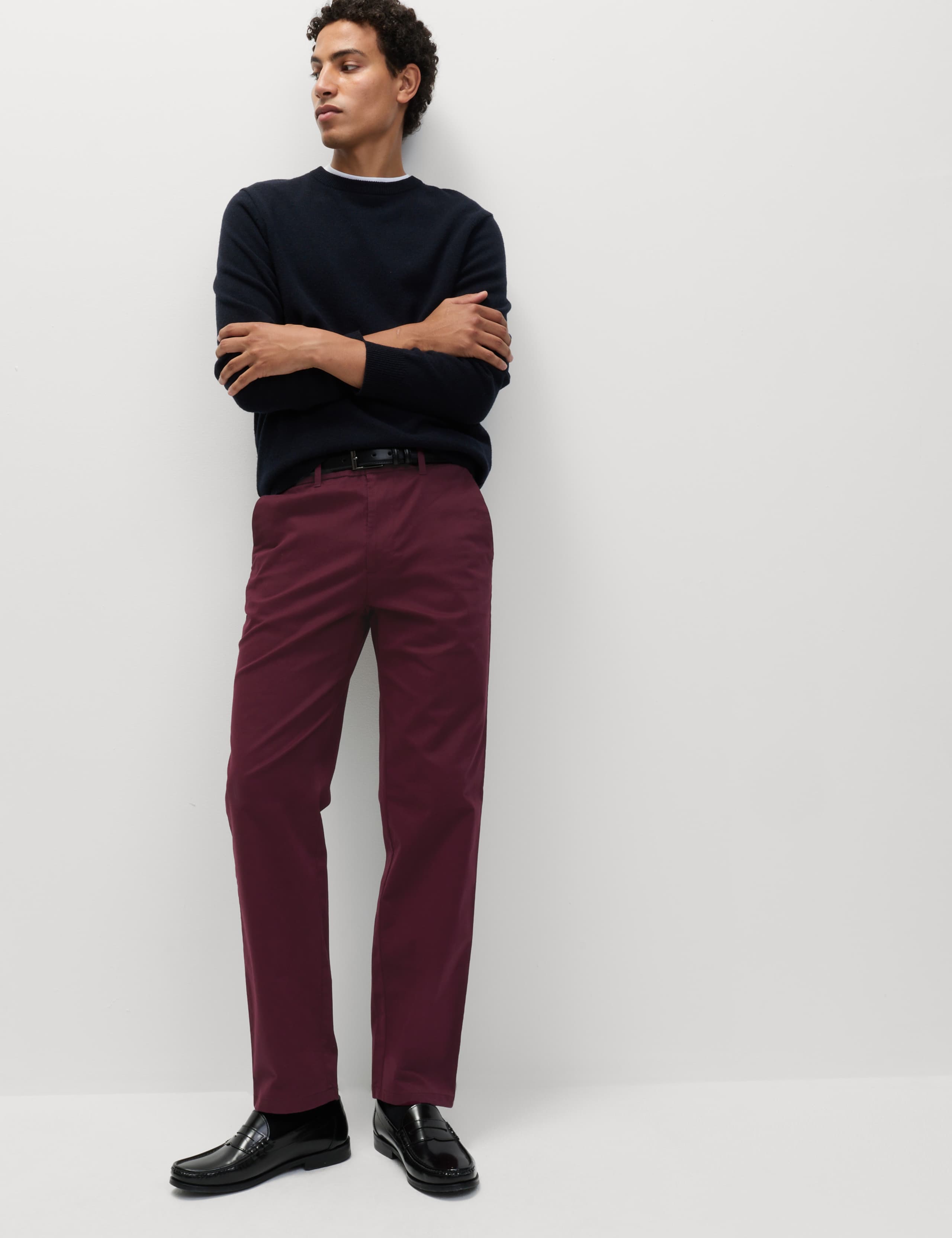 Regular Fit Stretch Chinos