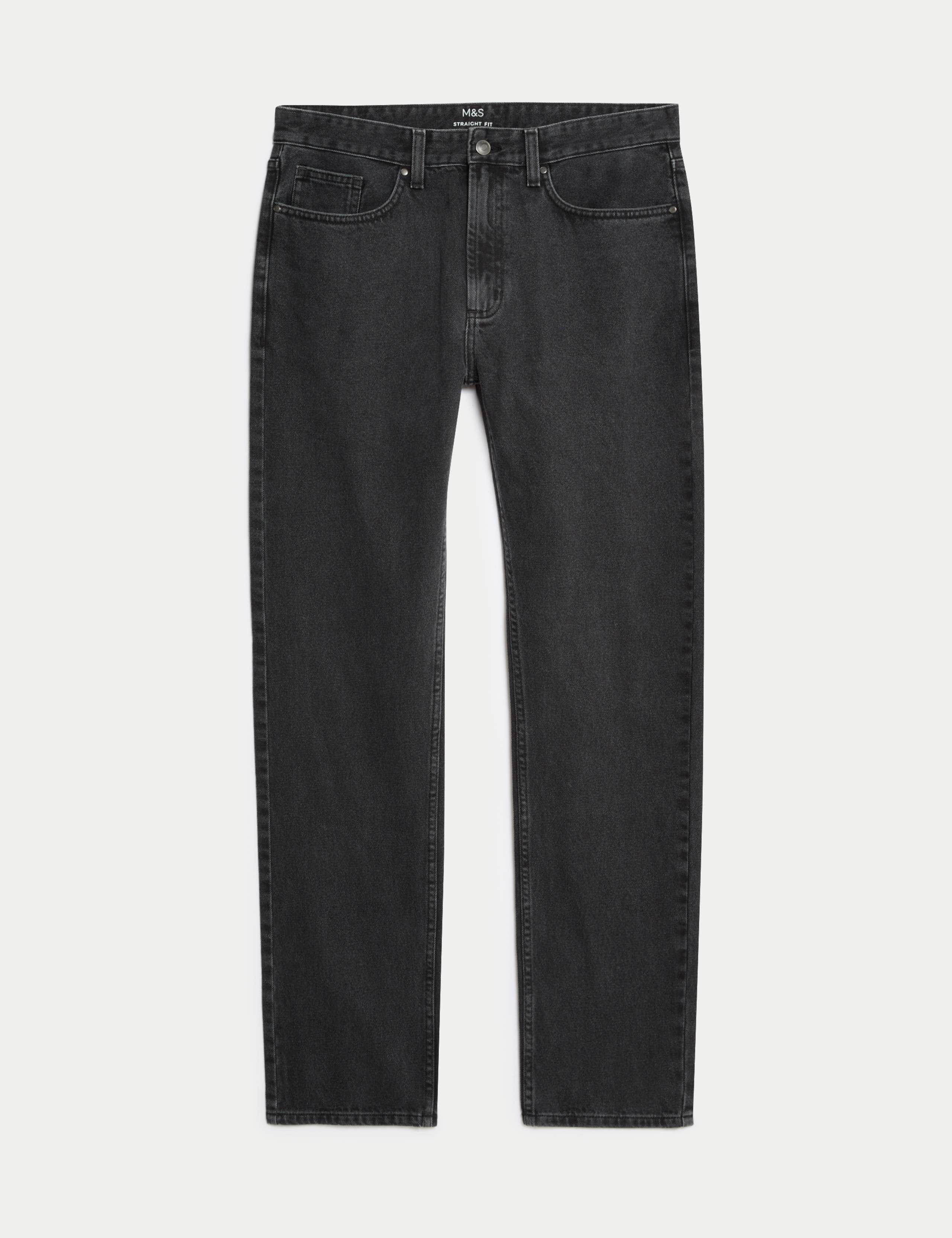 Straight Fit Pure Cotton Jeans