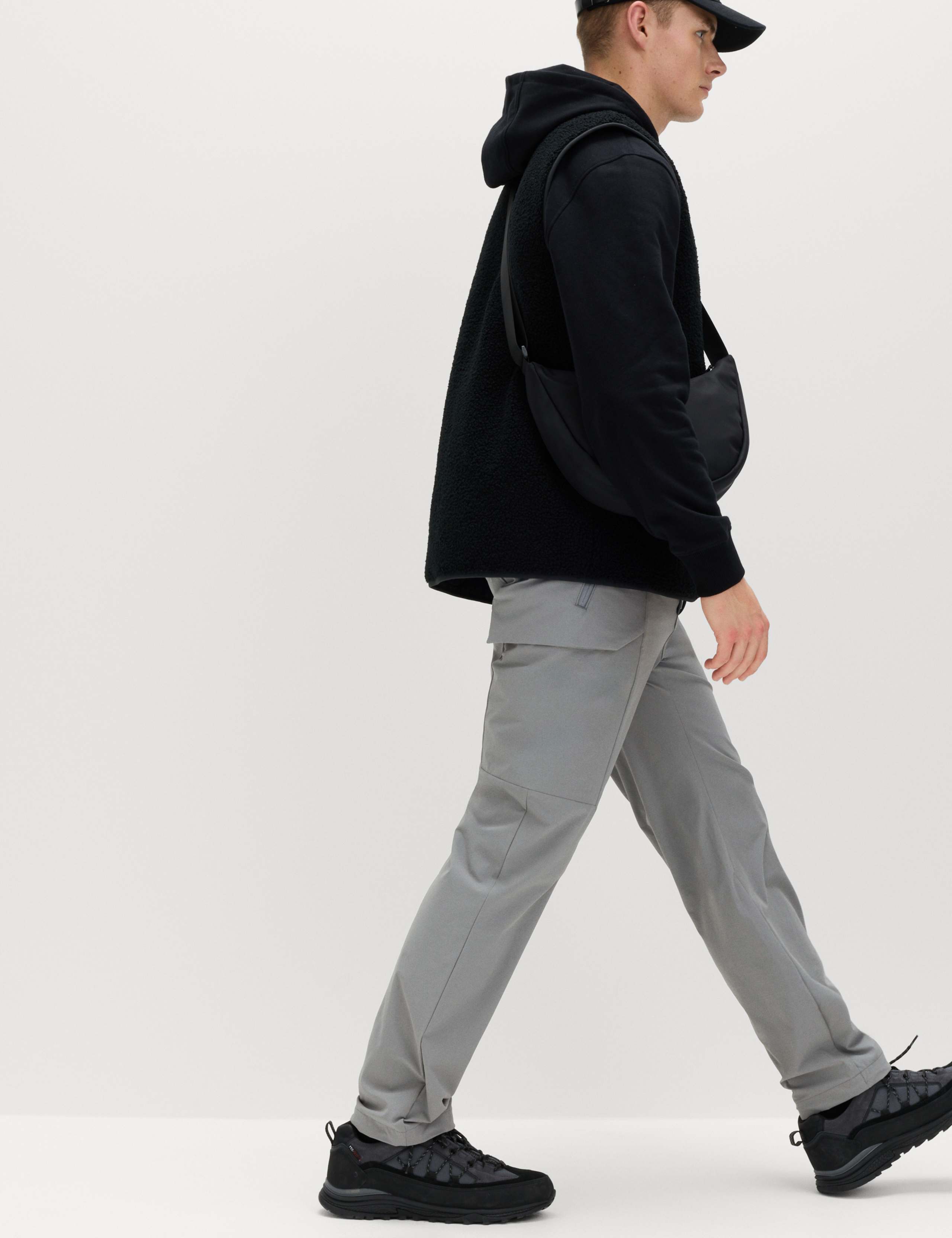 Straight Fit Technical Cargo Trousers
