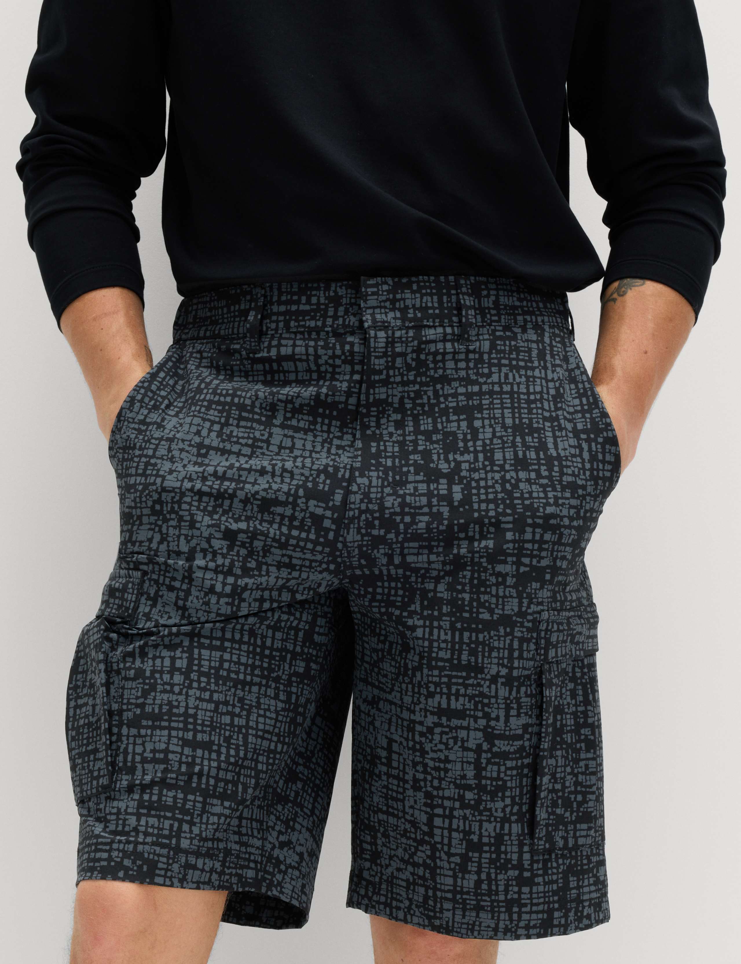 Straight Fit Cargo Shorts