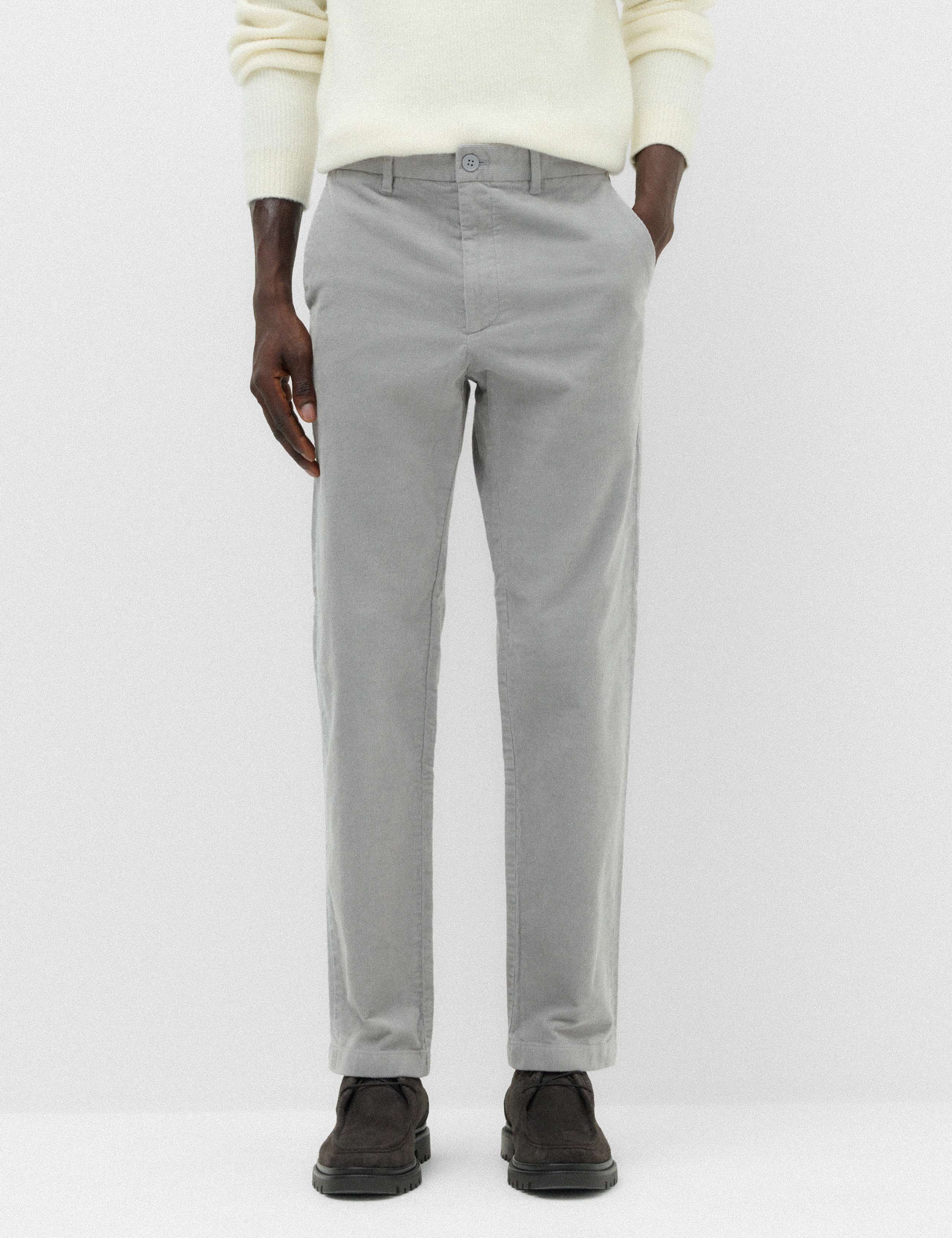 Regular Fit Corduroy Stretch Chinos