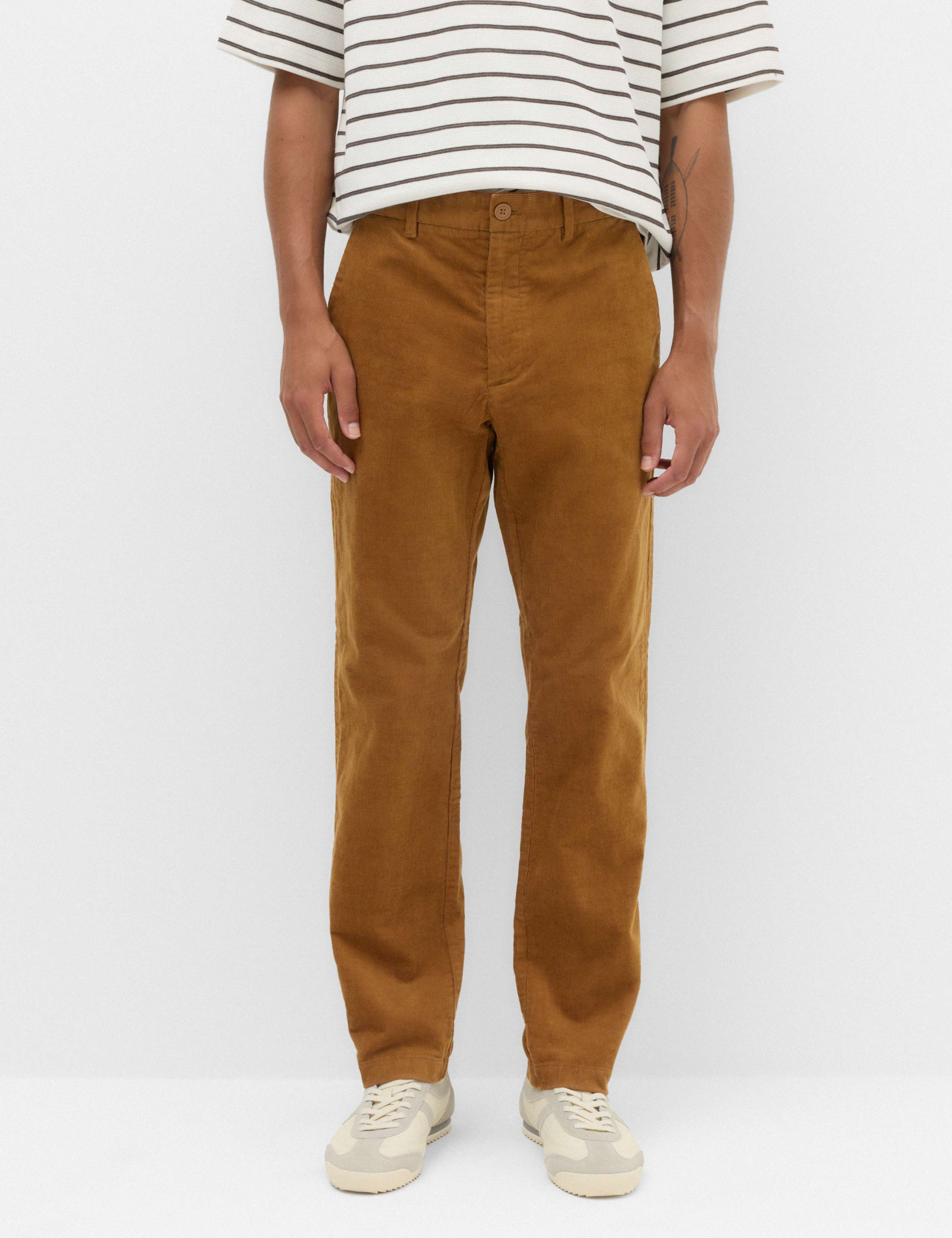 Regular Fit Corduroy Stretch Chinos