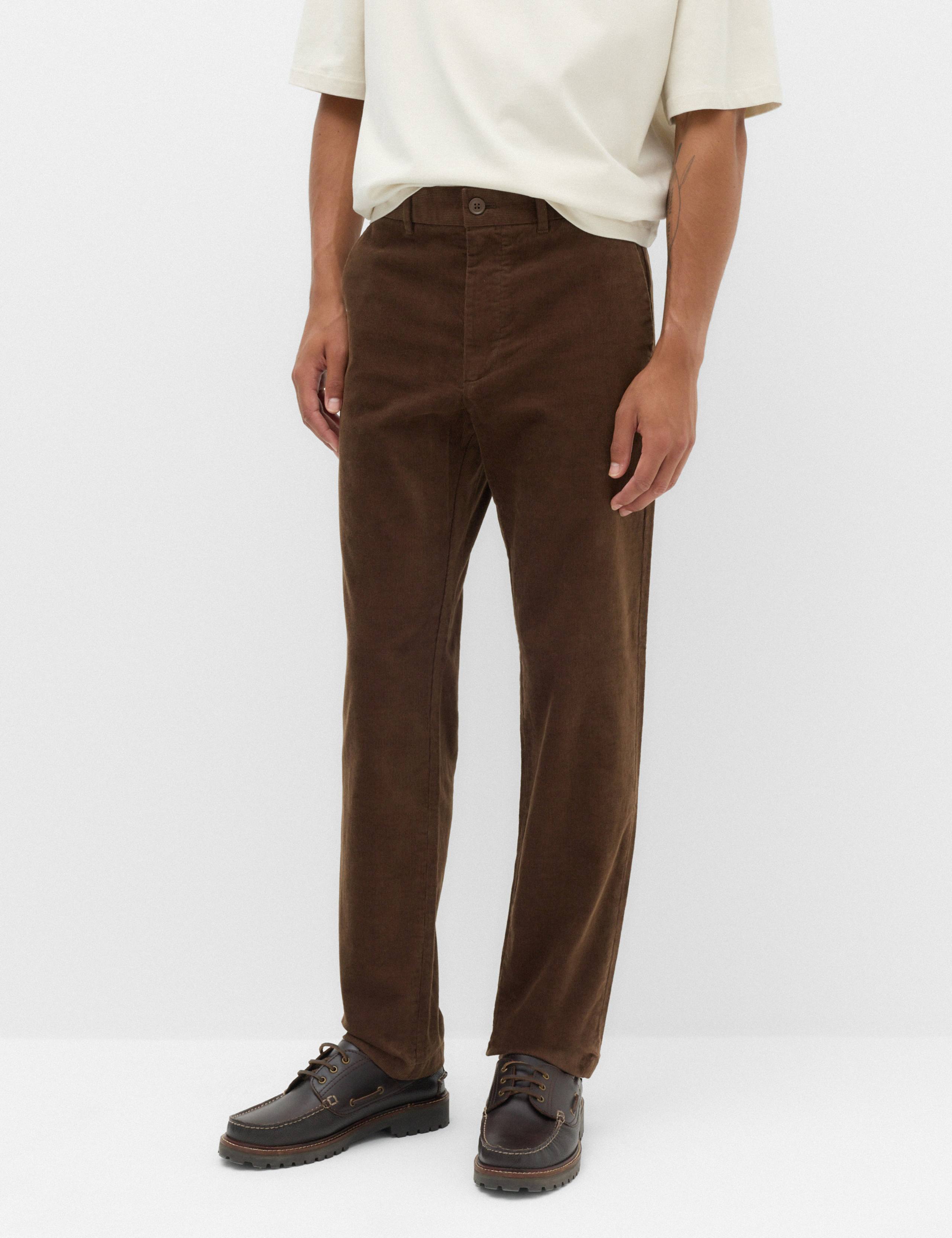 Regular Fit Corduroy Stretch Chinos