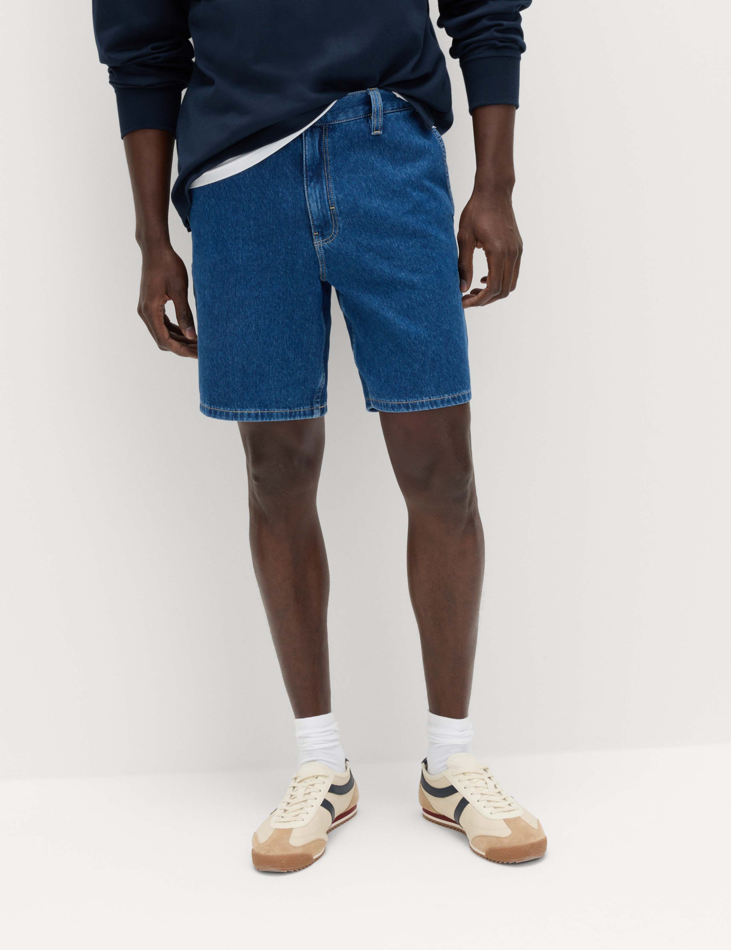 Pure Cotton Denim Shorts