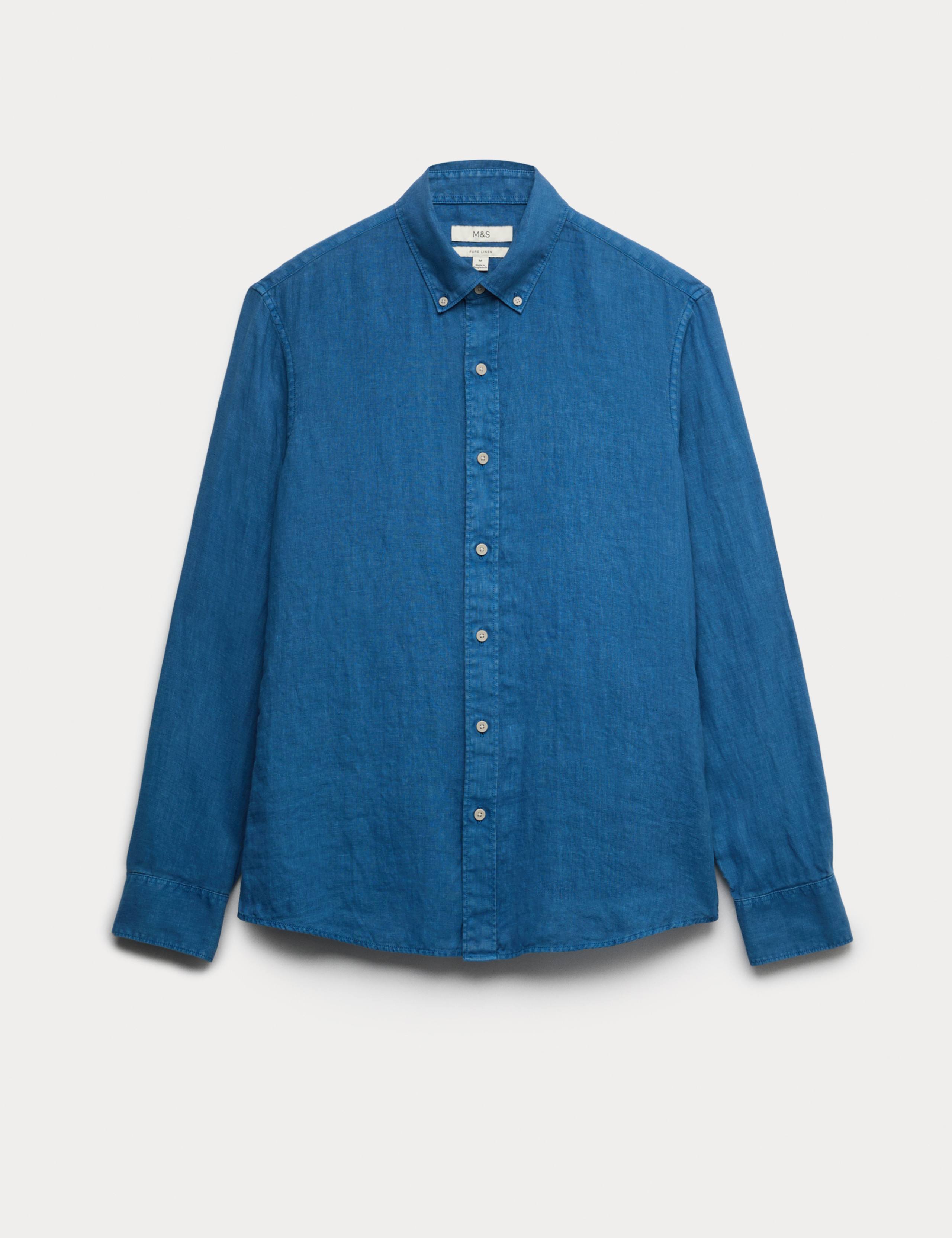 Slim Fit Pure Linen Shirt