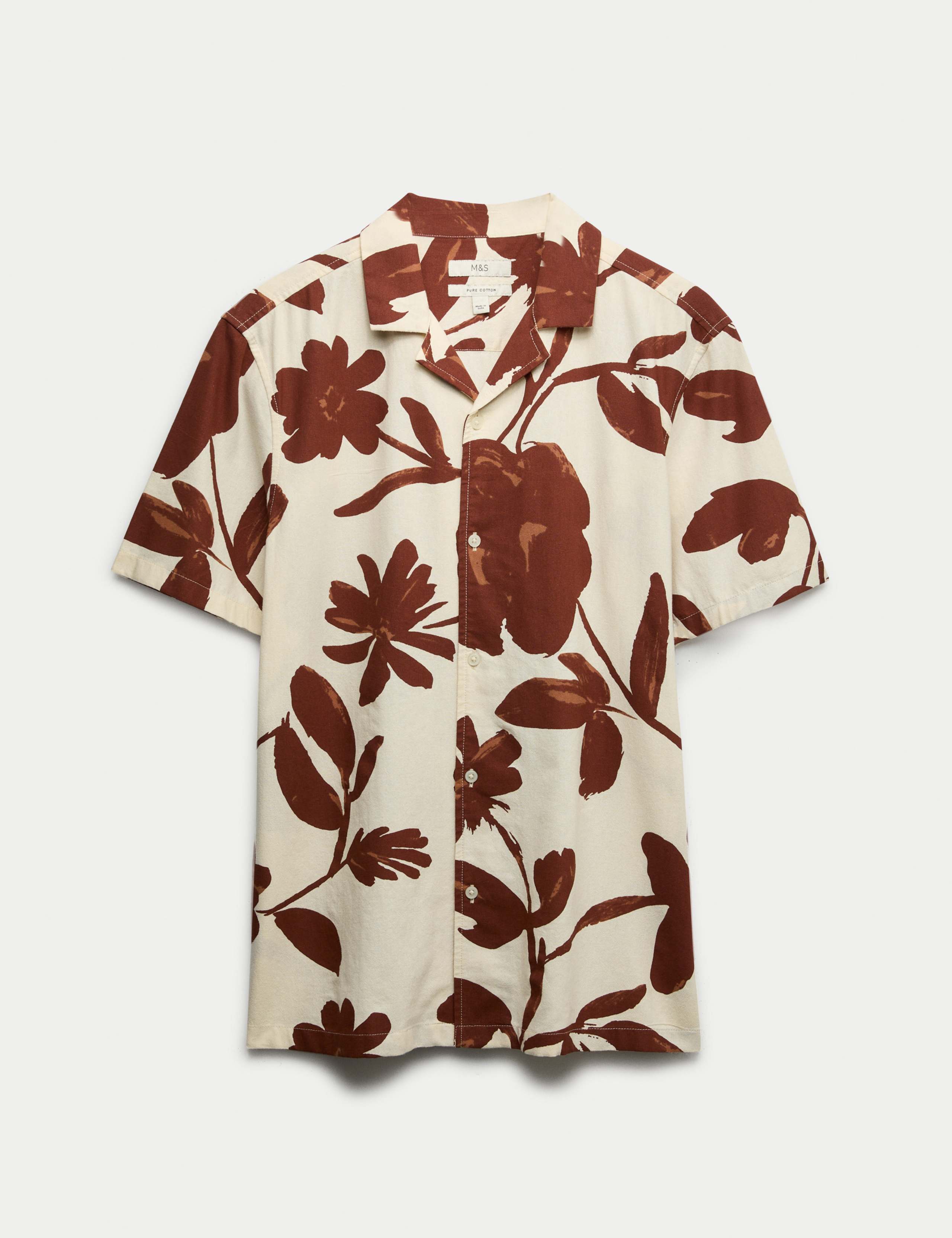 Regular Fit Pure Cotton Short Sleeve Shirt