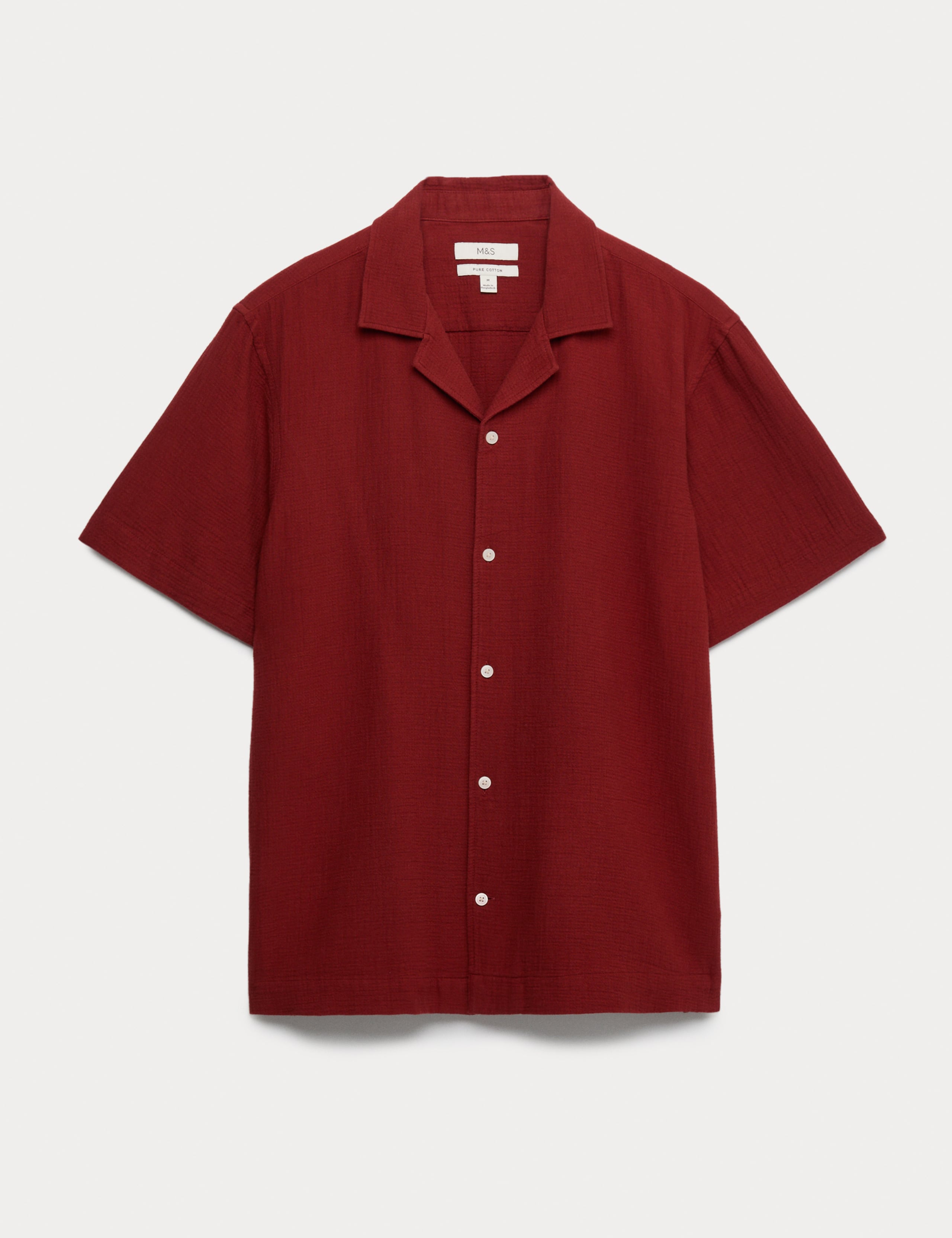 Pure Cotton Textured Shirt
