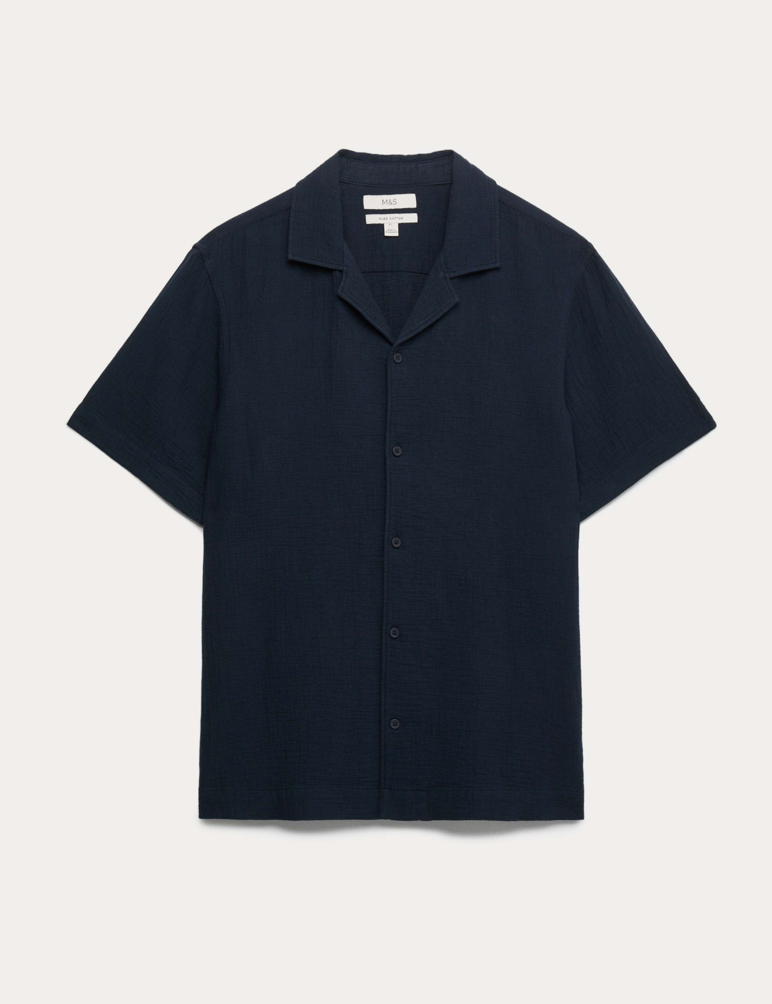 Pure Cotton Textured Shirt