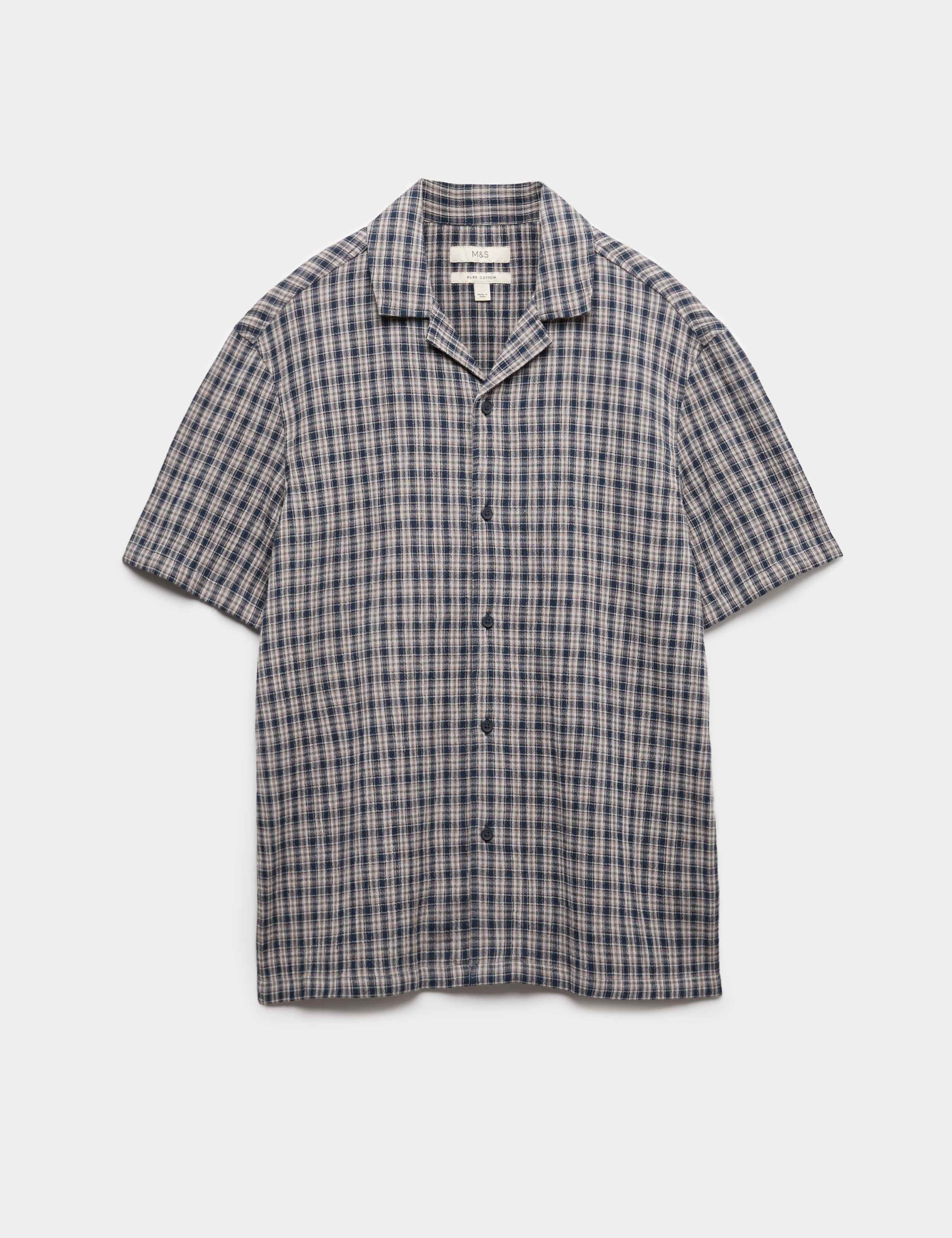 Pure Cotton Checked Shirt