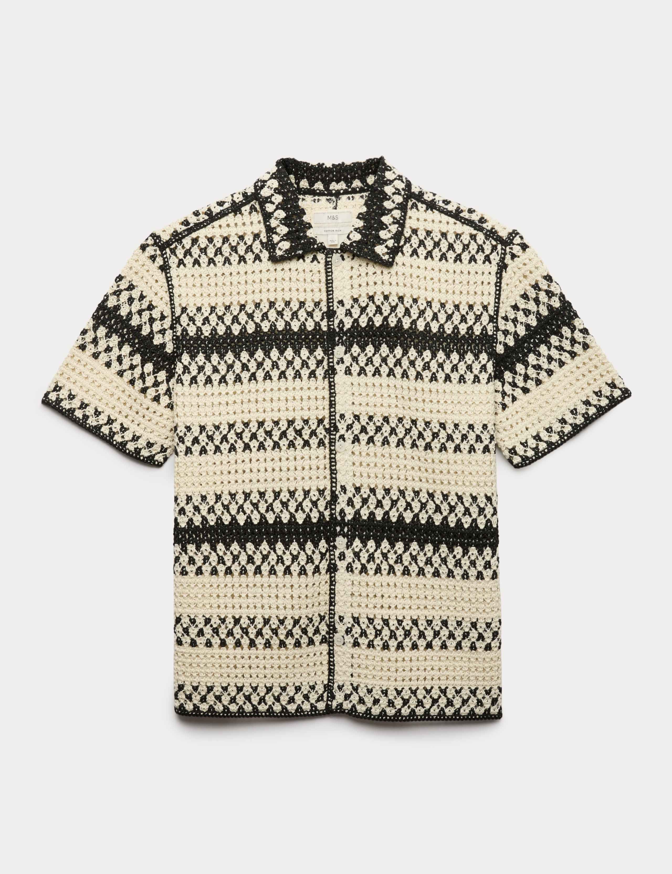 Relaxed Fit Knitted Polo Shirt