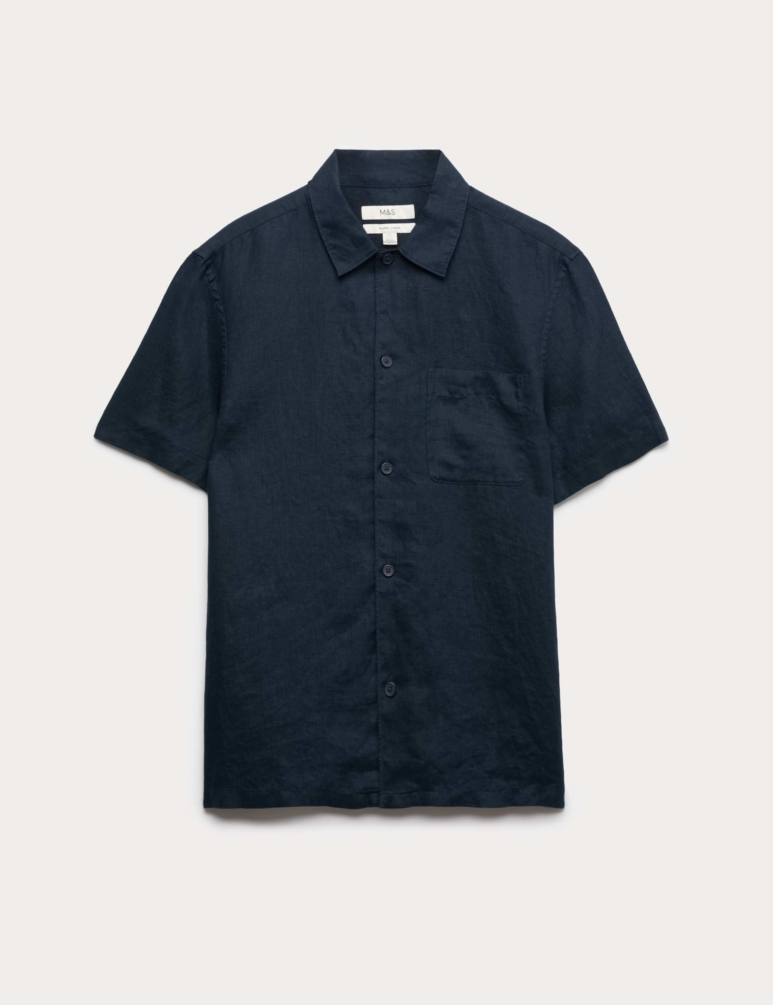 Pure Linen Short Sleeve Shirt