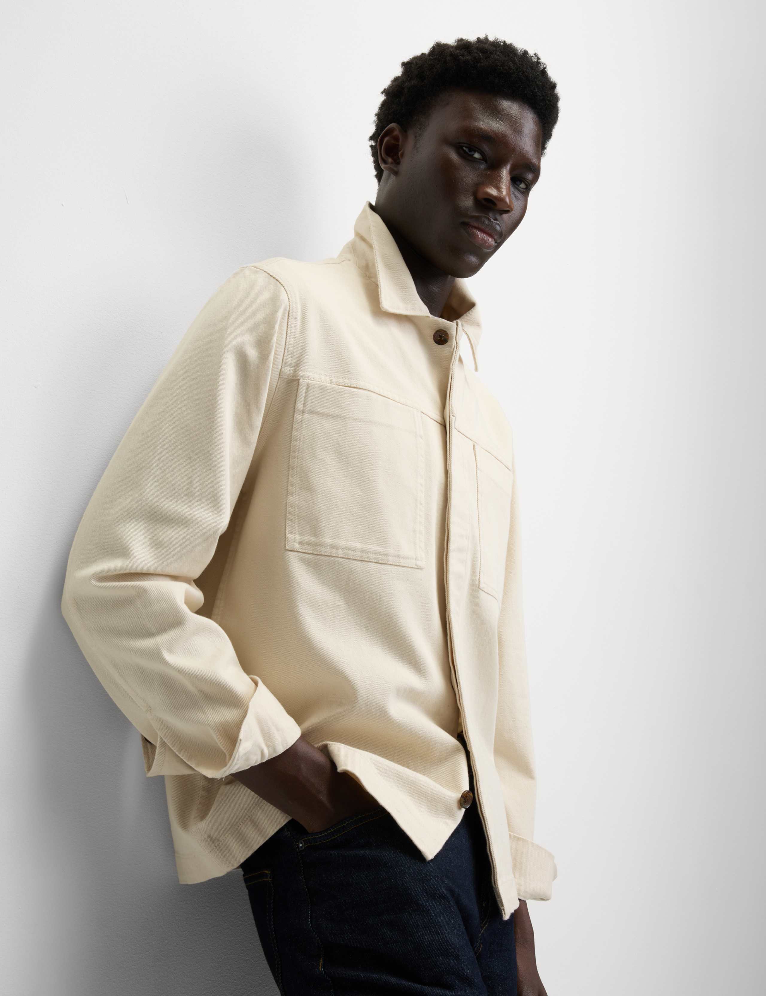 Pure Cotton Overshirt