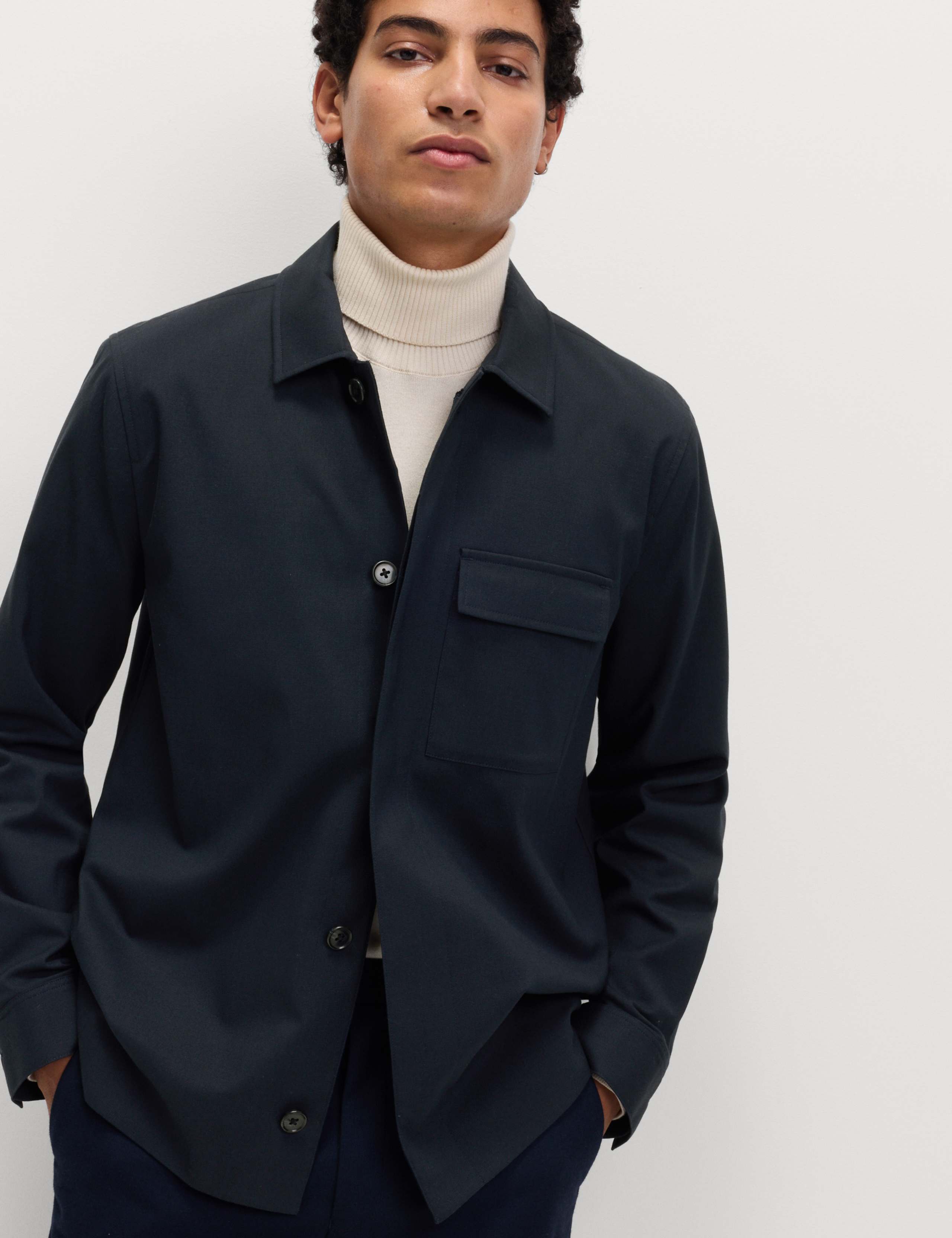 Cotton Rich Overshirt