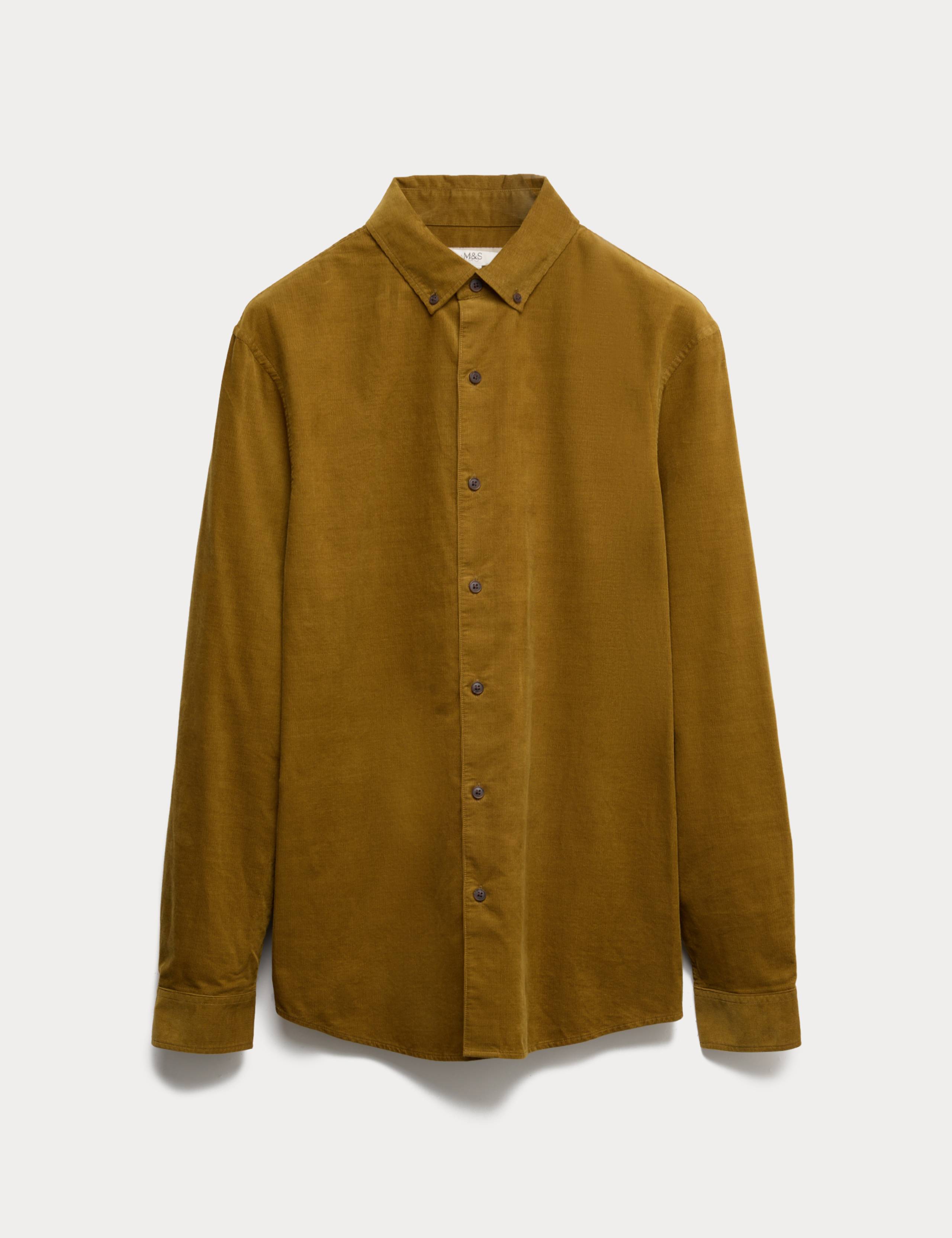 Pure Cotton Corduroy Shirt