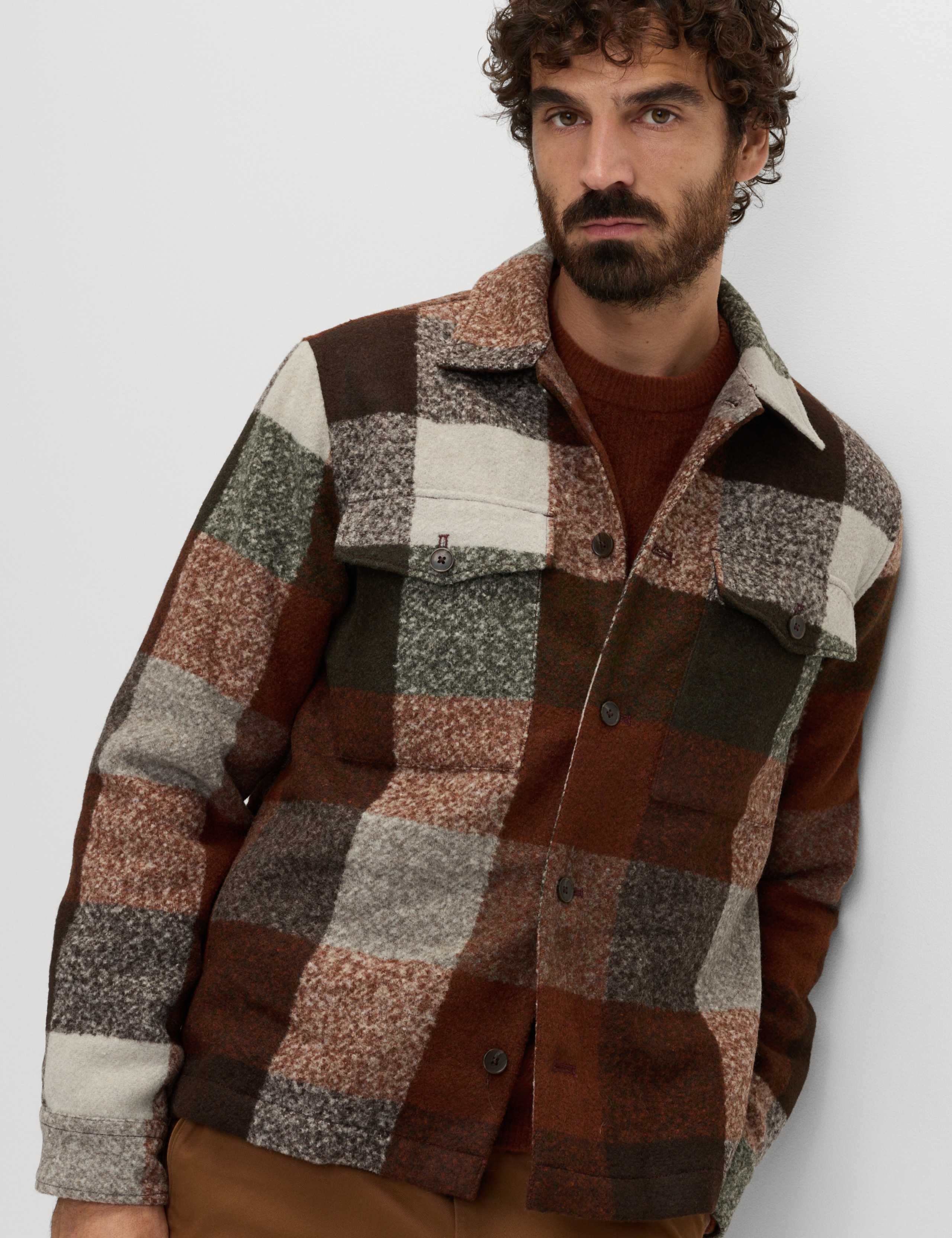 Quilt Lined Check Overshirt with Thermowarmth™