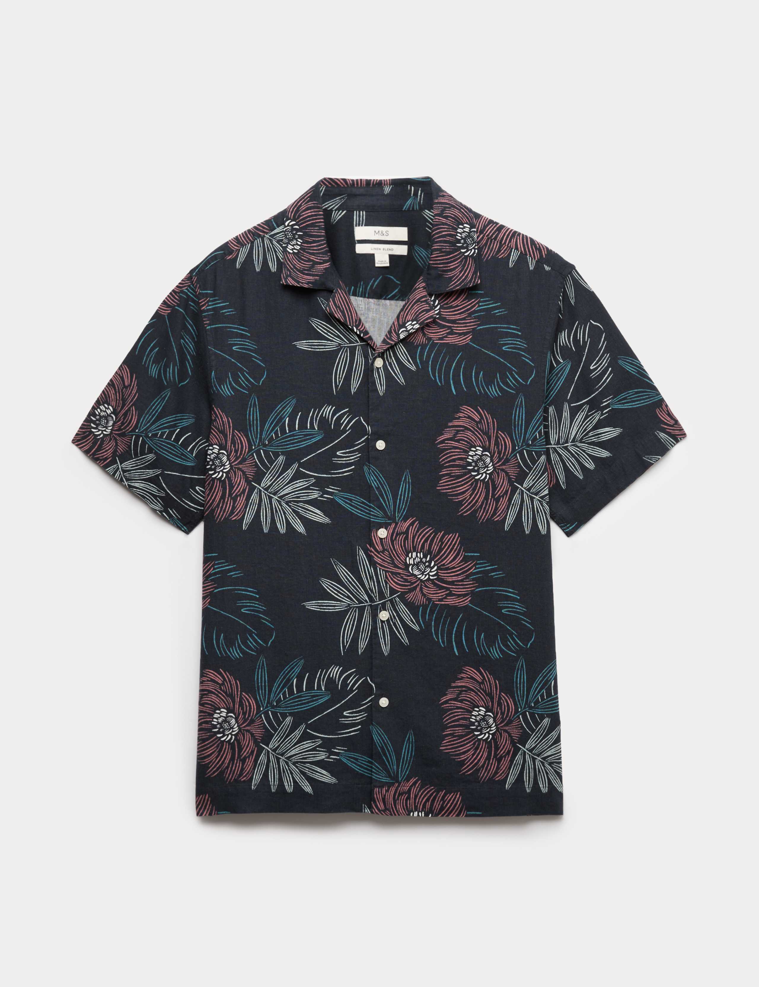 Linen Rich Hawaiian Shirt