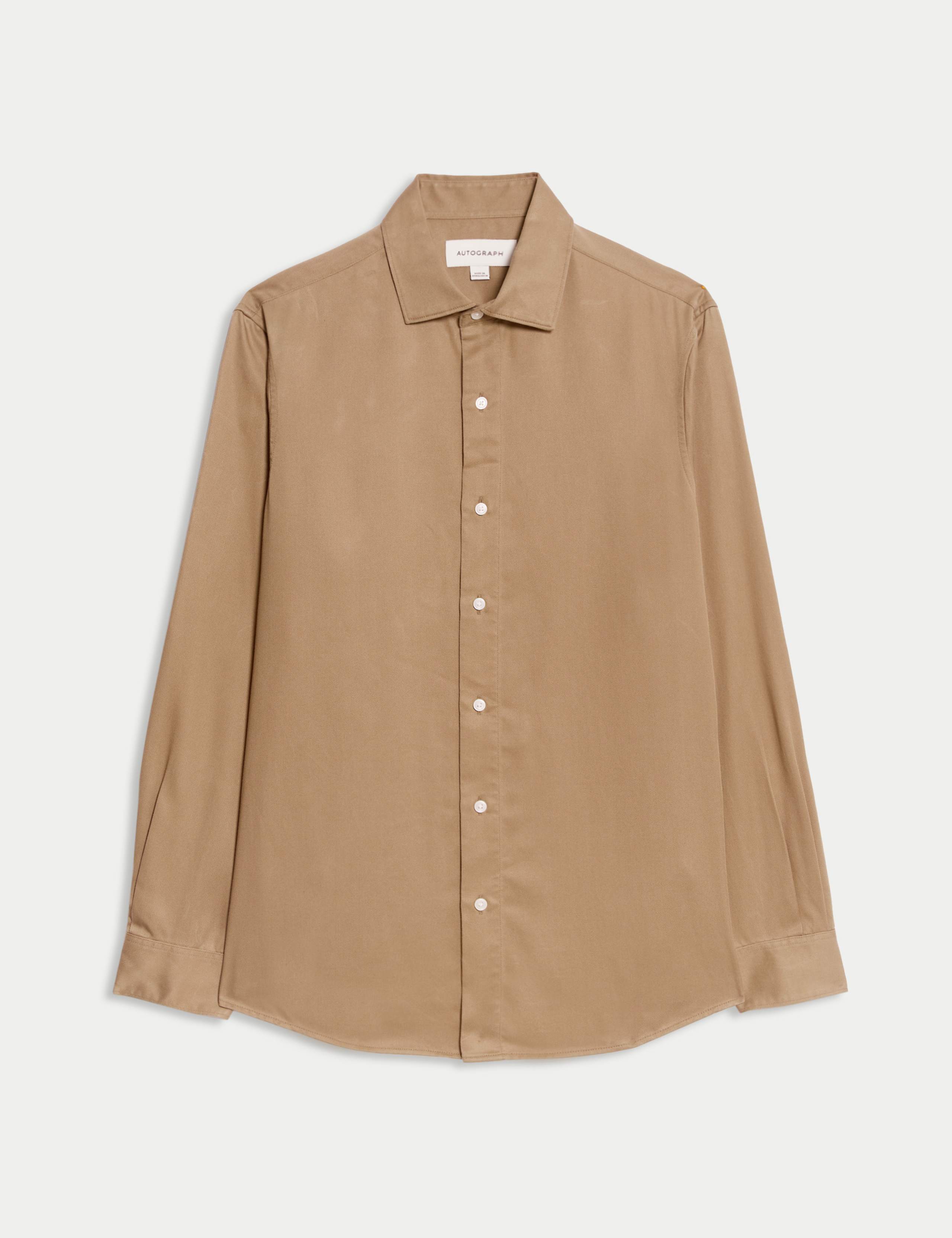 Regular Fit Easy Iron Long Sleeve Shirt