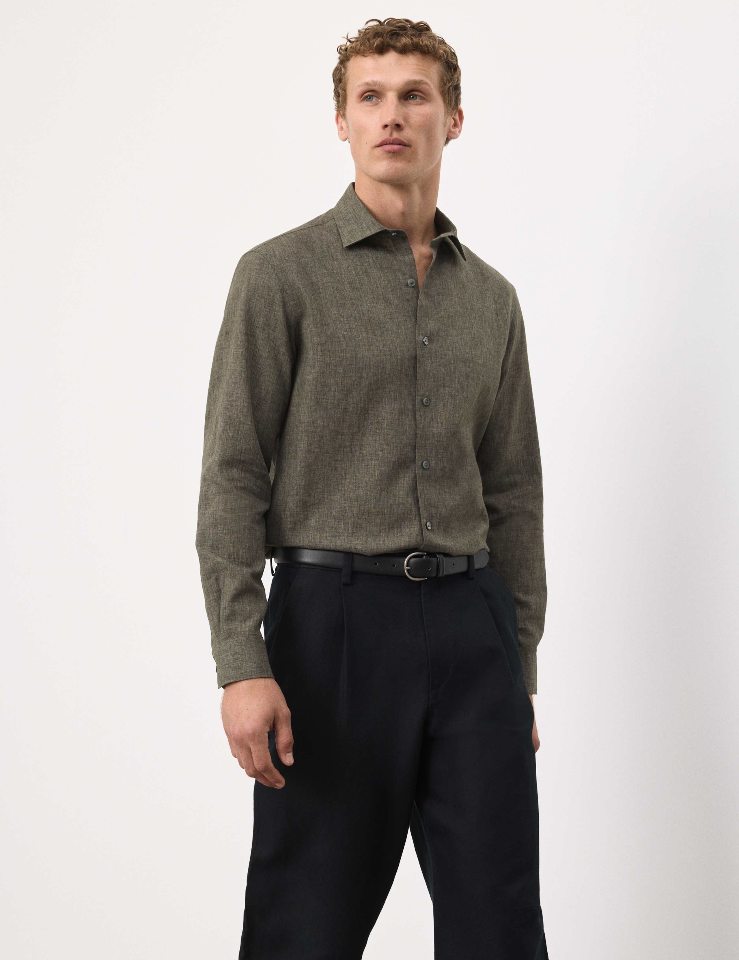 Easy Iron Linen Rich Performance Shirt