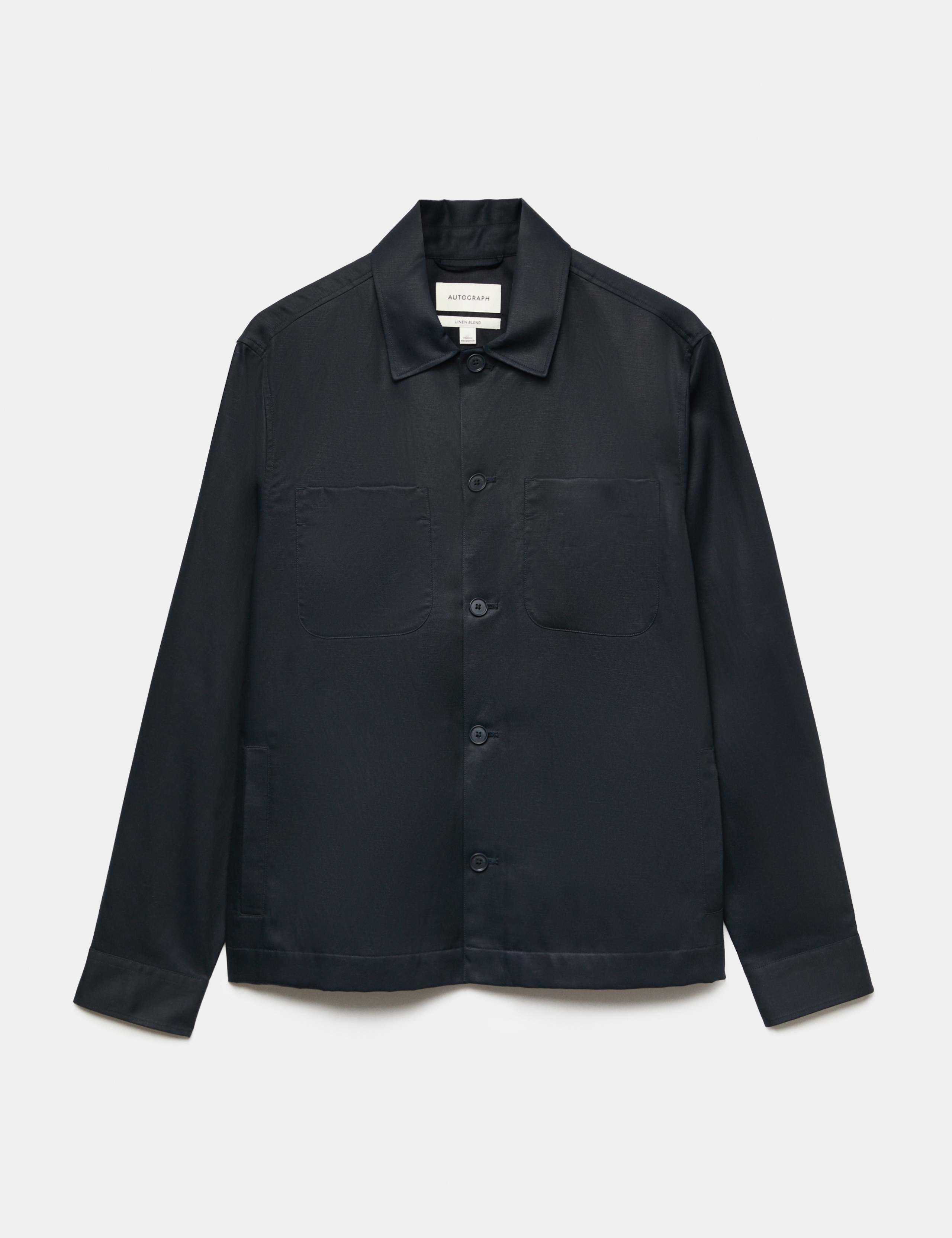 Linen Blend Overshirt