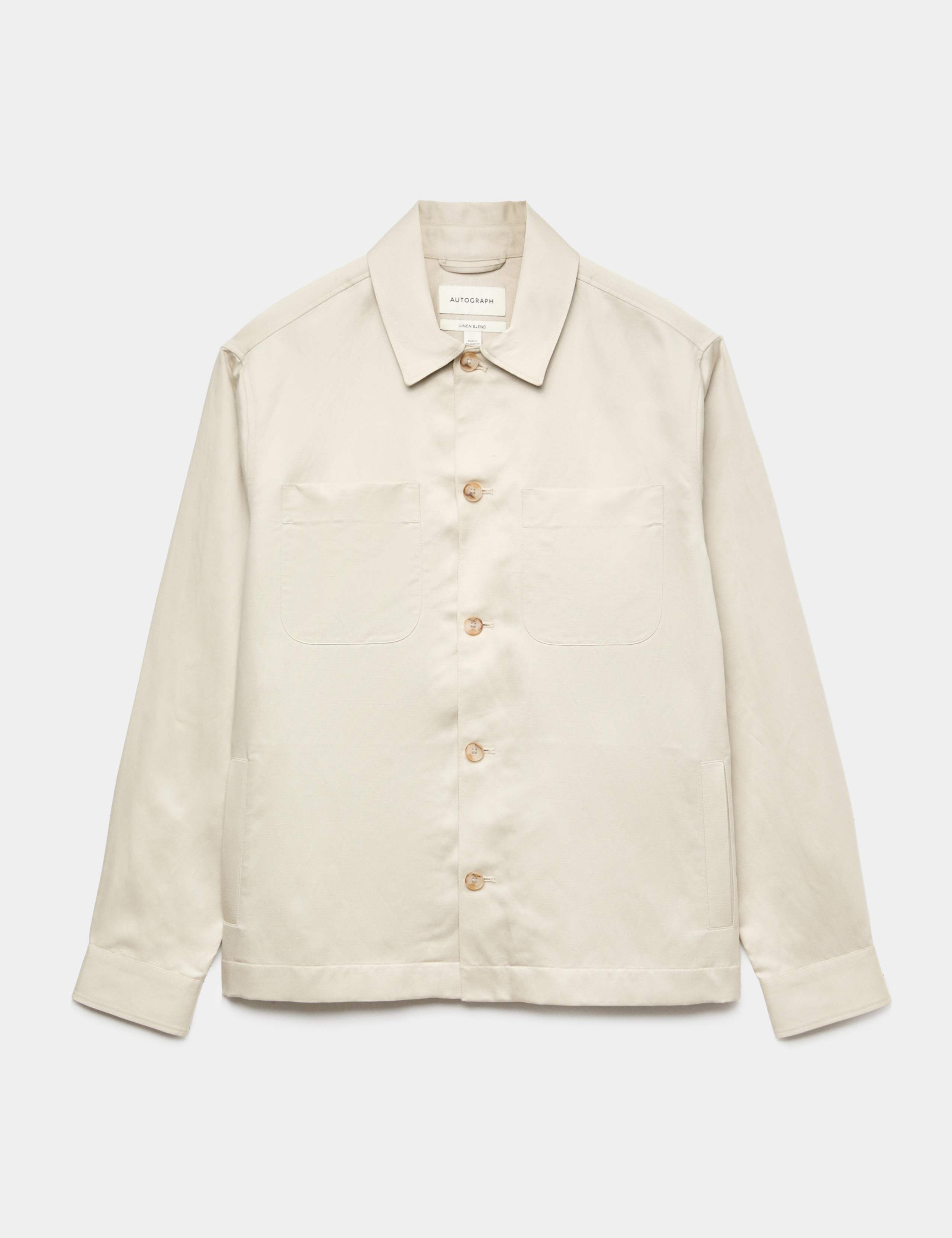 Linen Blend Overshirt