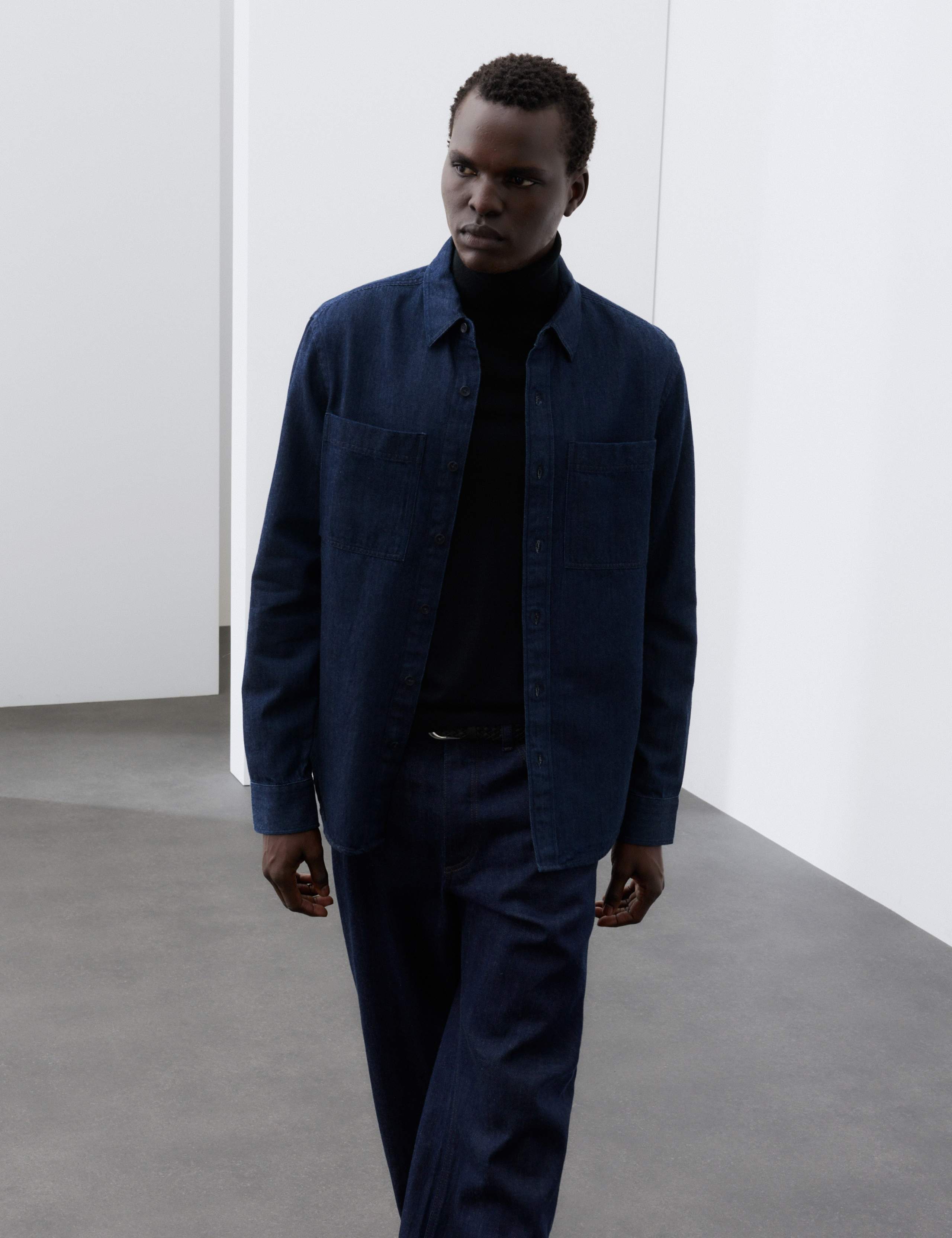 Cotton Rich Denim Shirt