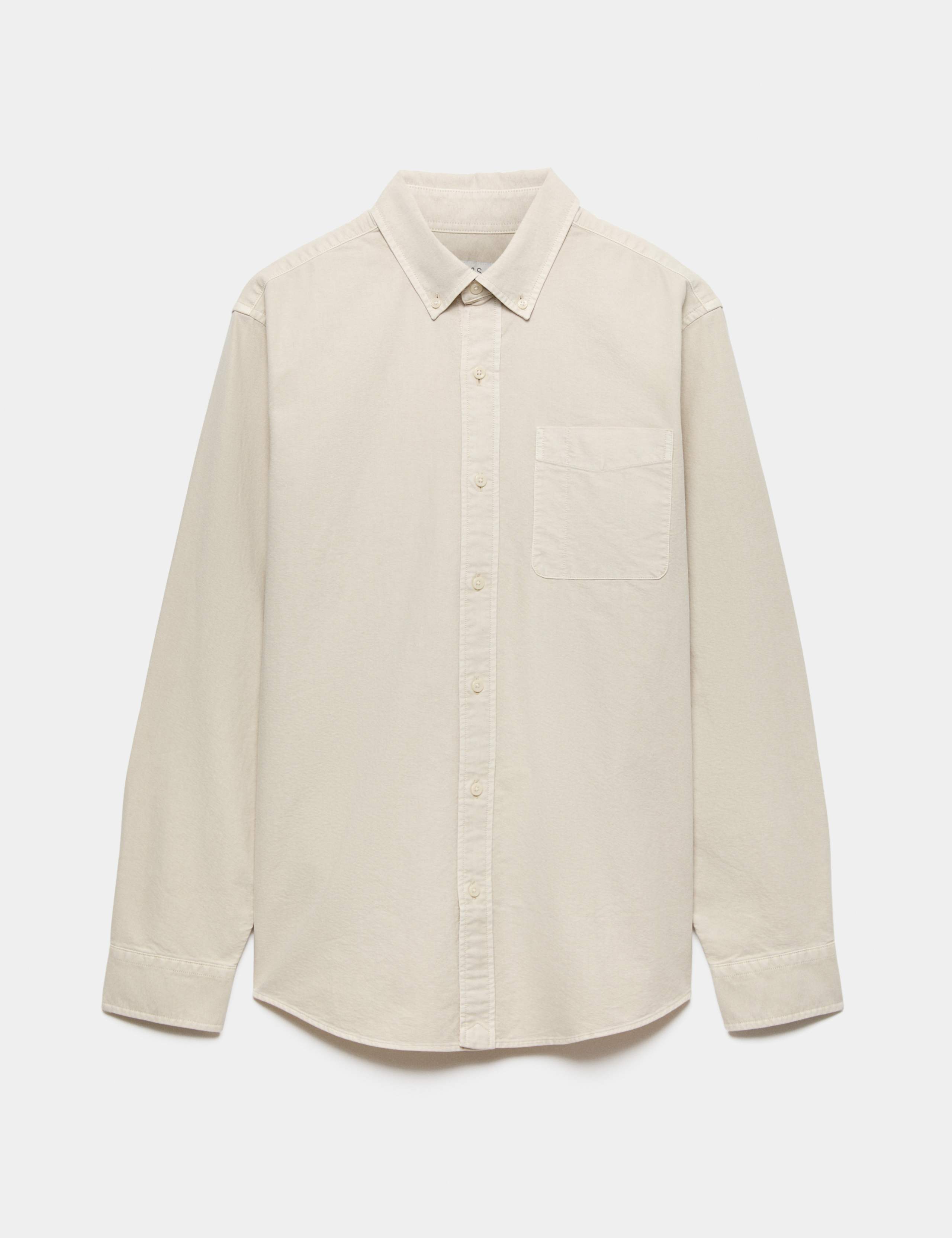 Pure Cotton Garment Dye Oxford Shirt