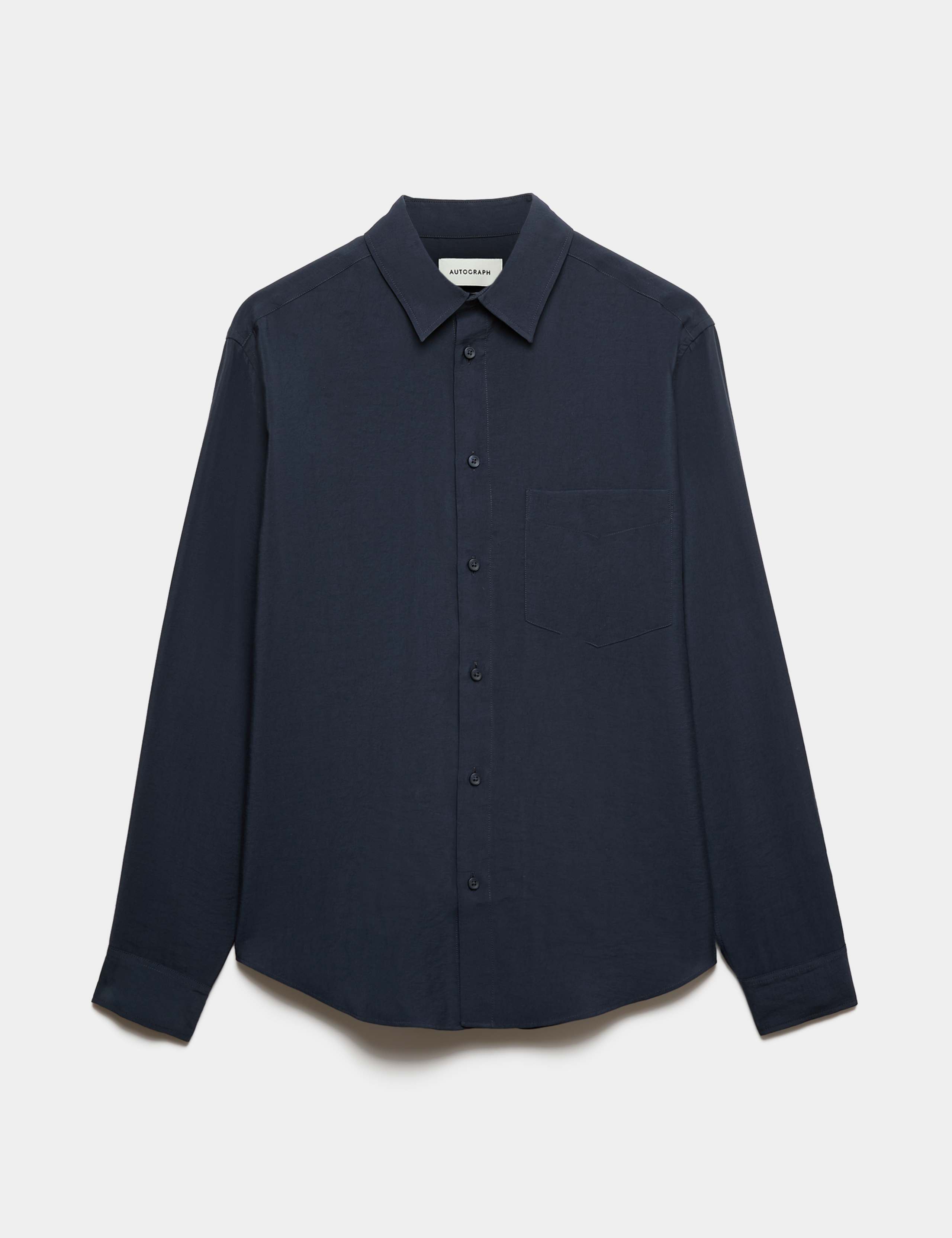 Regular Fit Satin Shirt