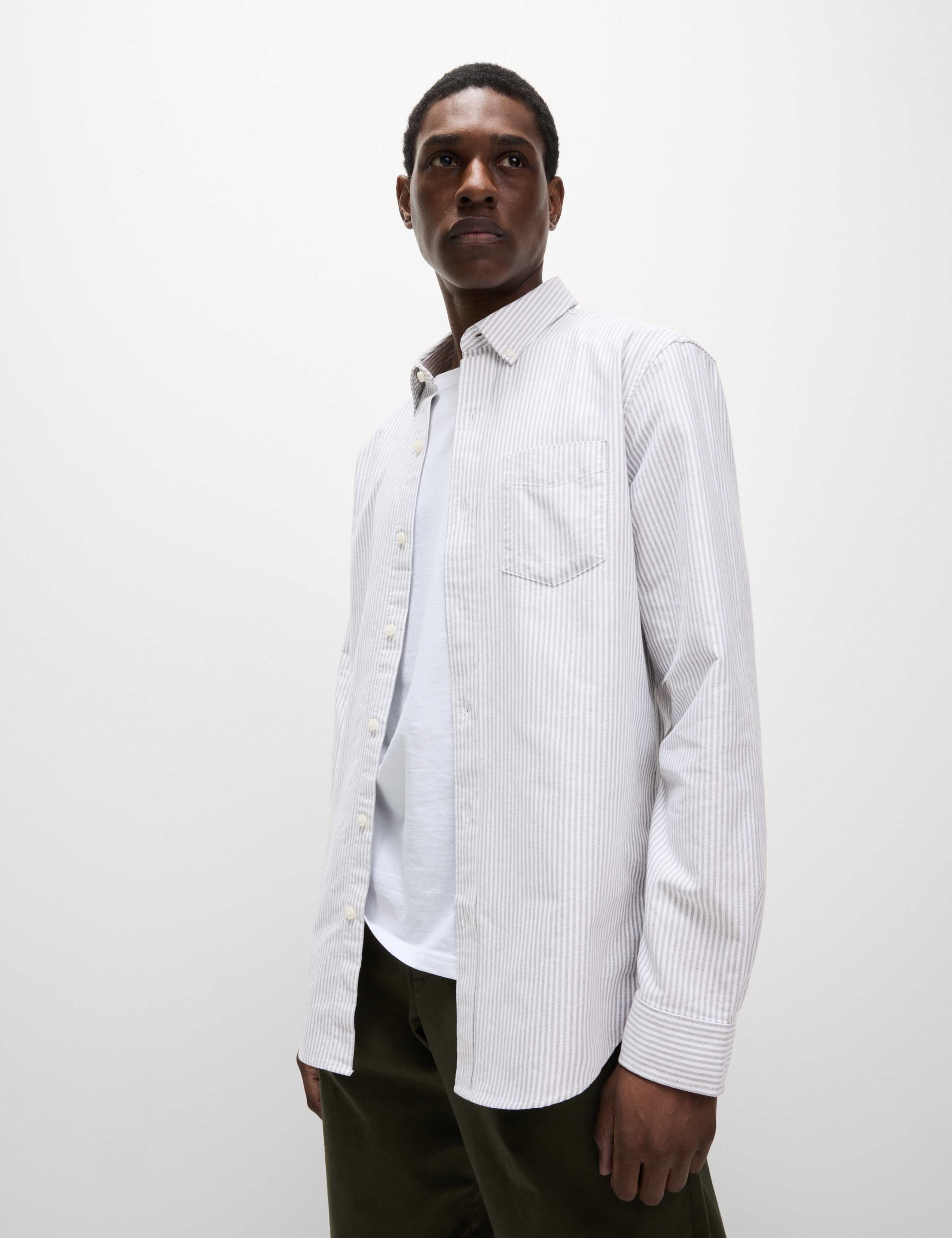 The Ultimate Pure Cotton Striped Oxford Shirt