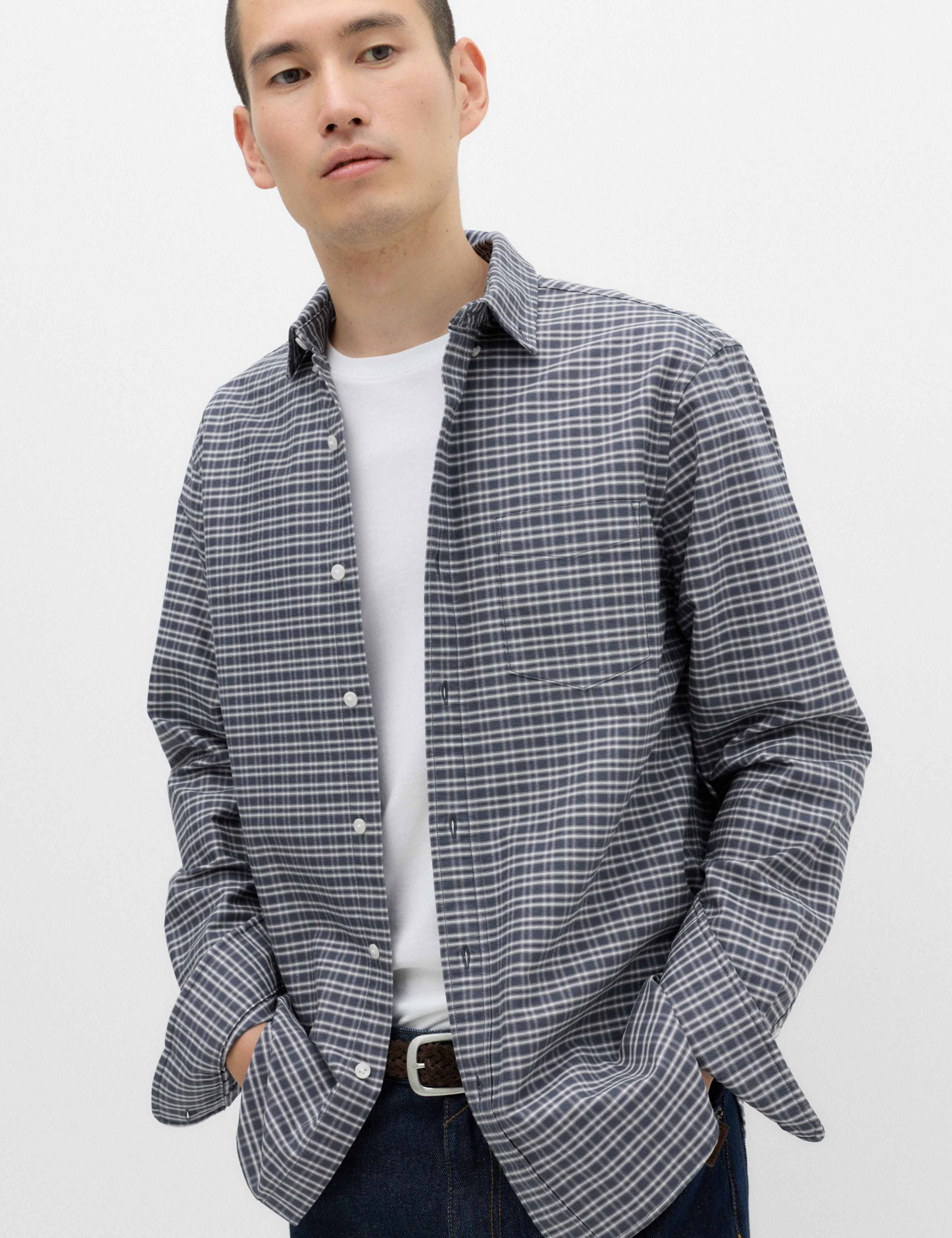 Ultimate Pure Cotton Check Oxford Shirt