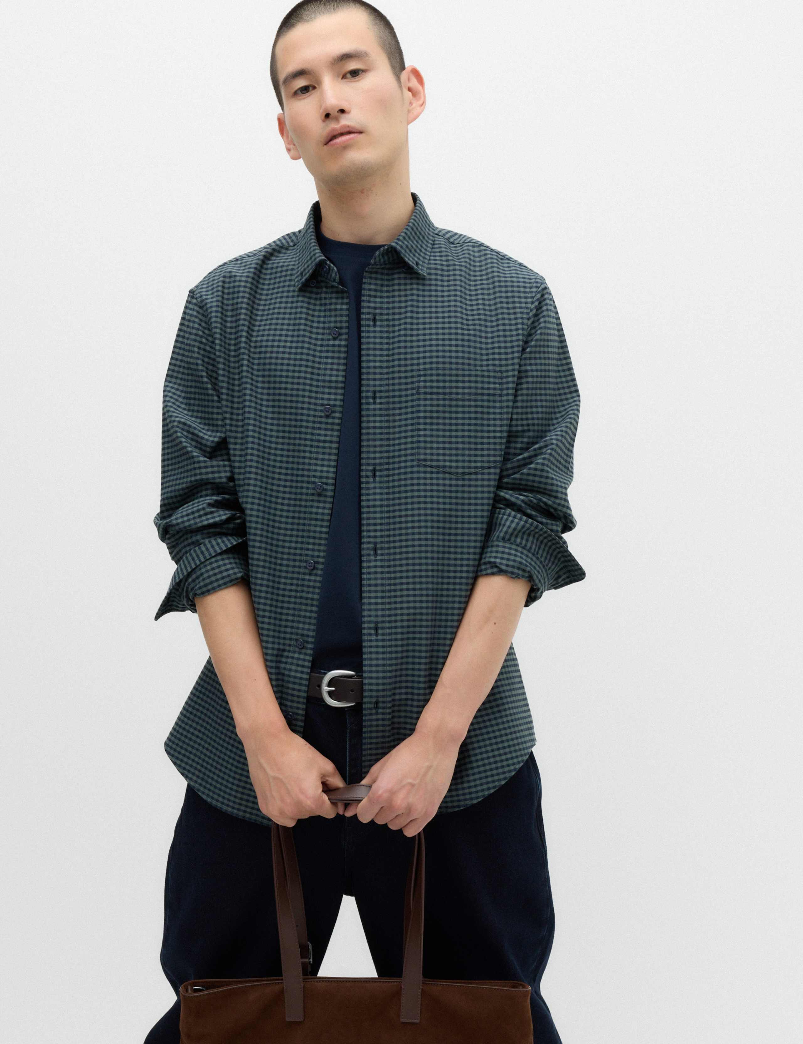 Ultimate Pure Cotton Check Oxford Shirt