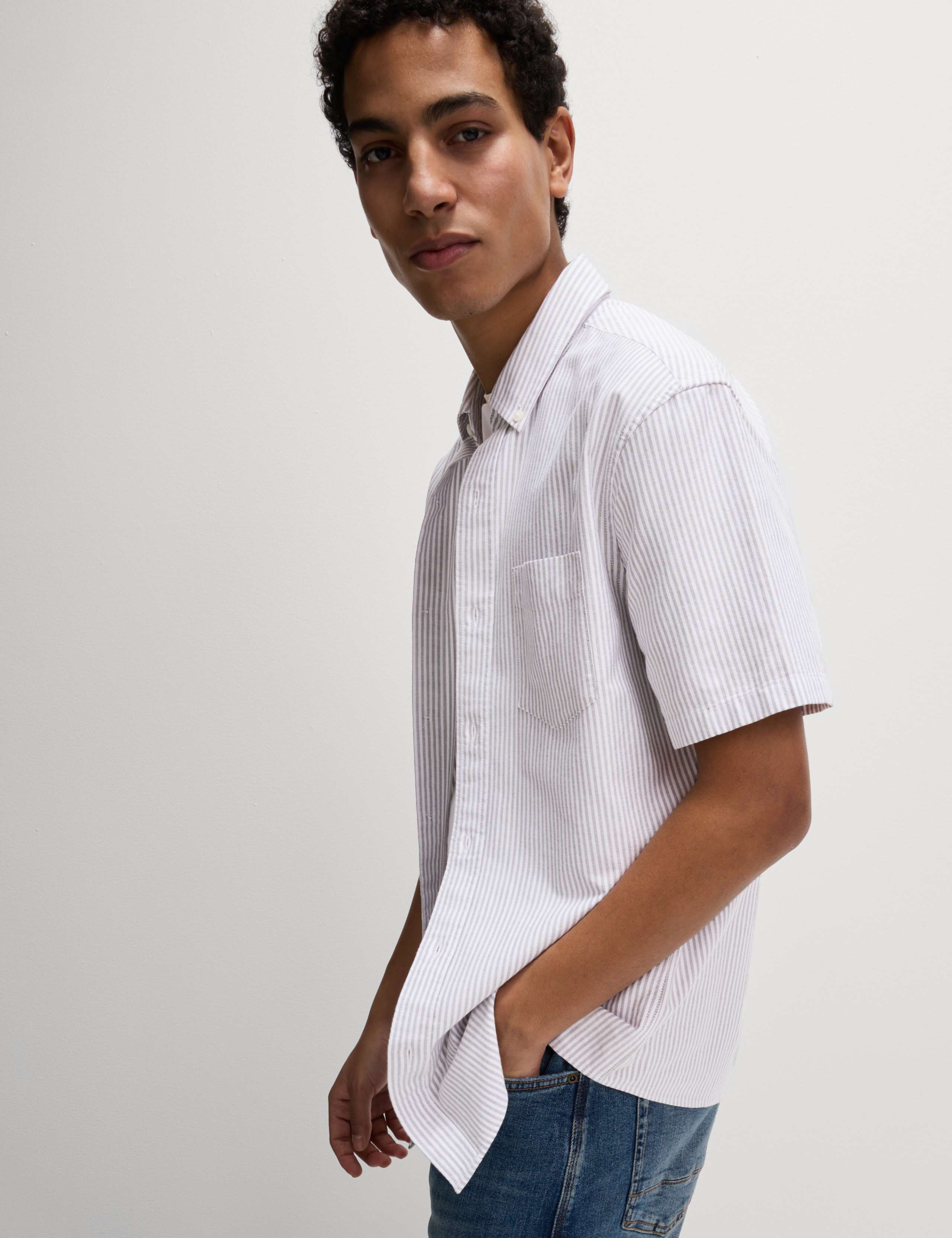 The Ultimate Pure Cotton Striped Oxford Shirt