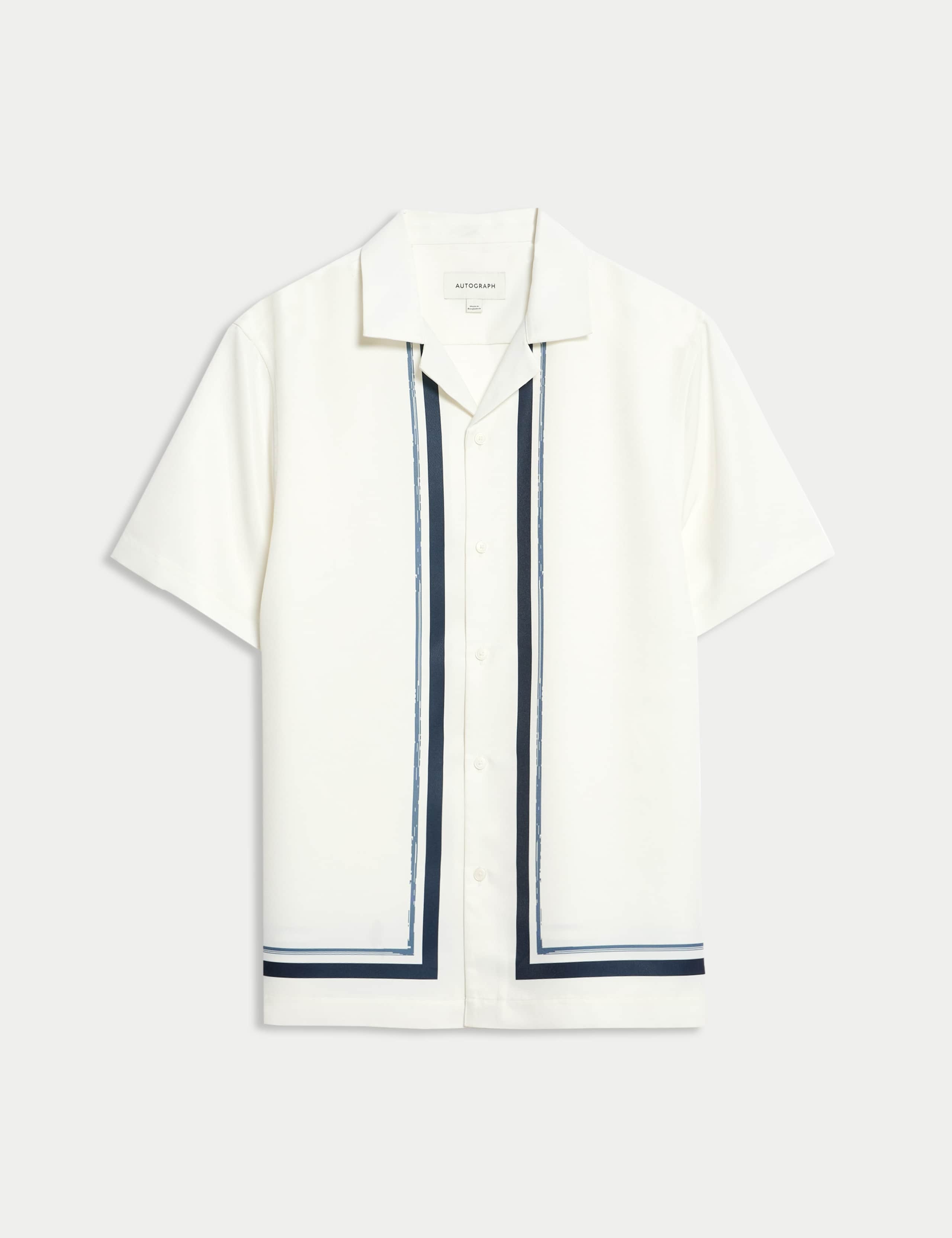 Regular Fit Border Print Shirt