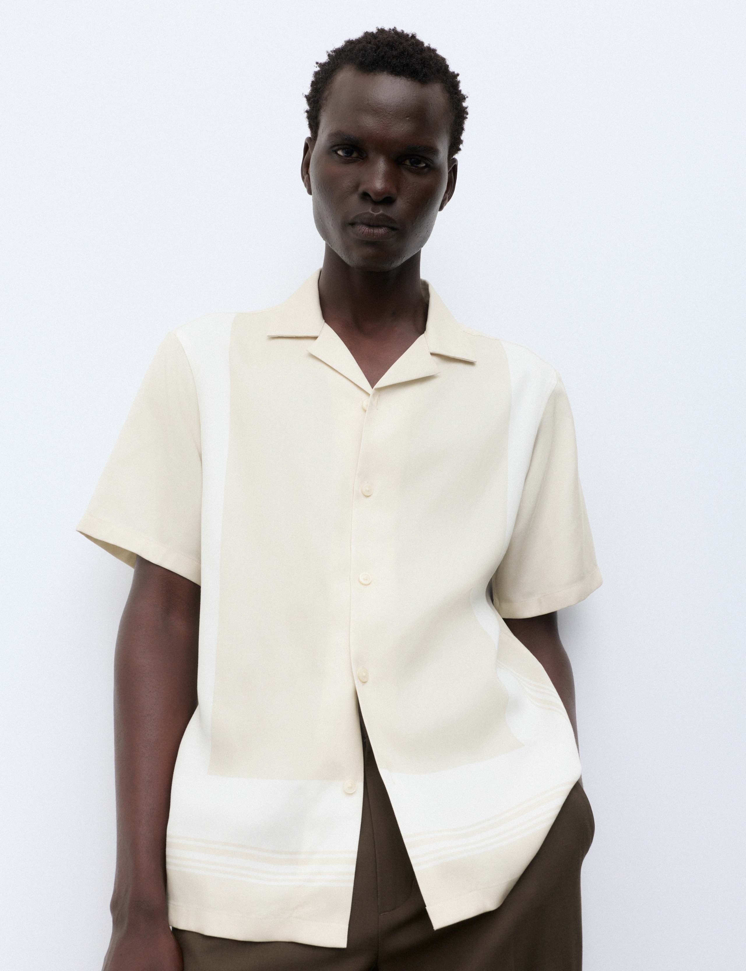 Regular Fit Printed Short Sleeve Shirt
