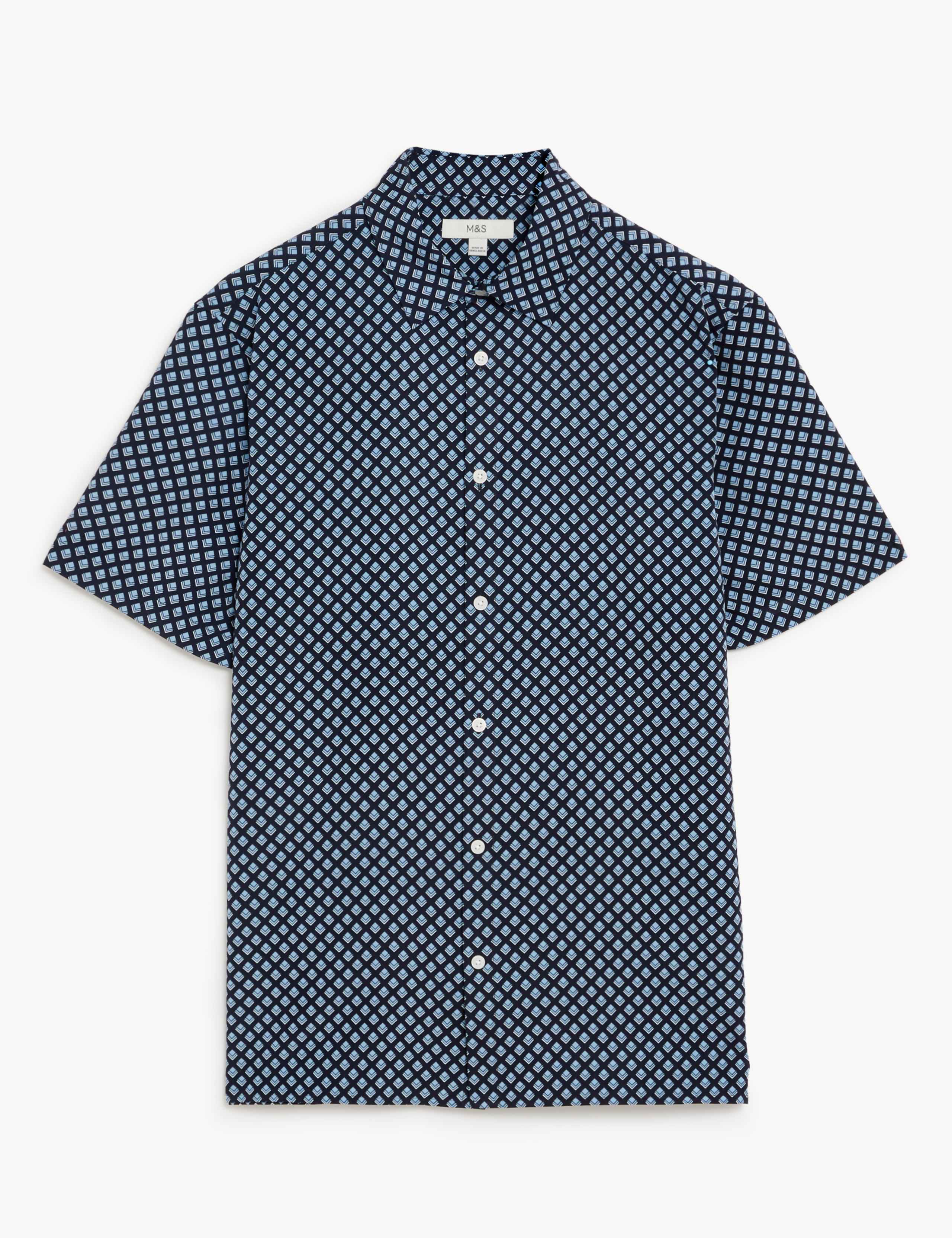 Geometric Print Shirt