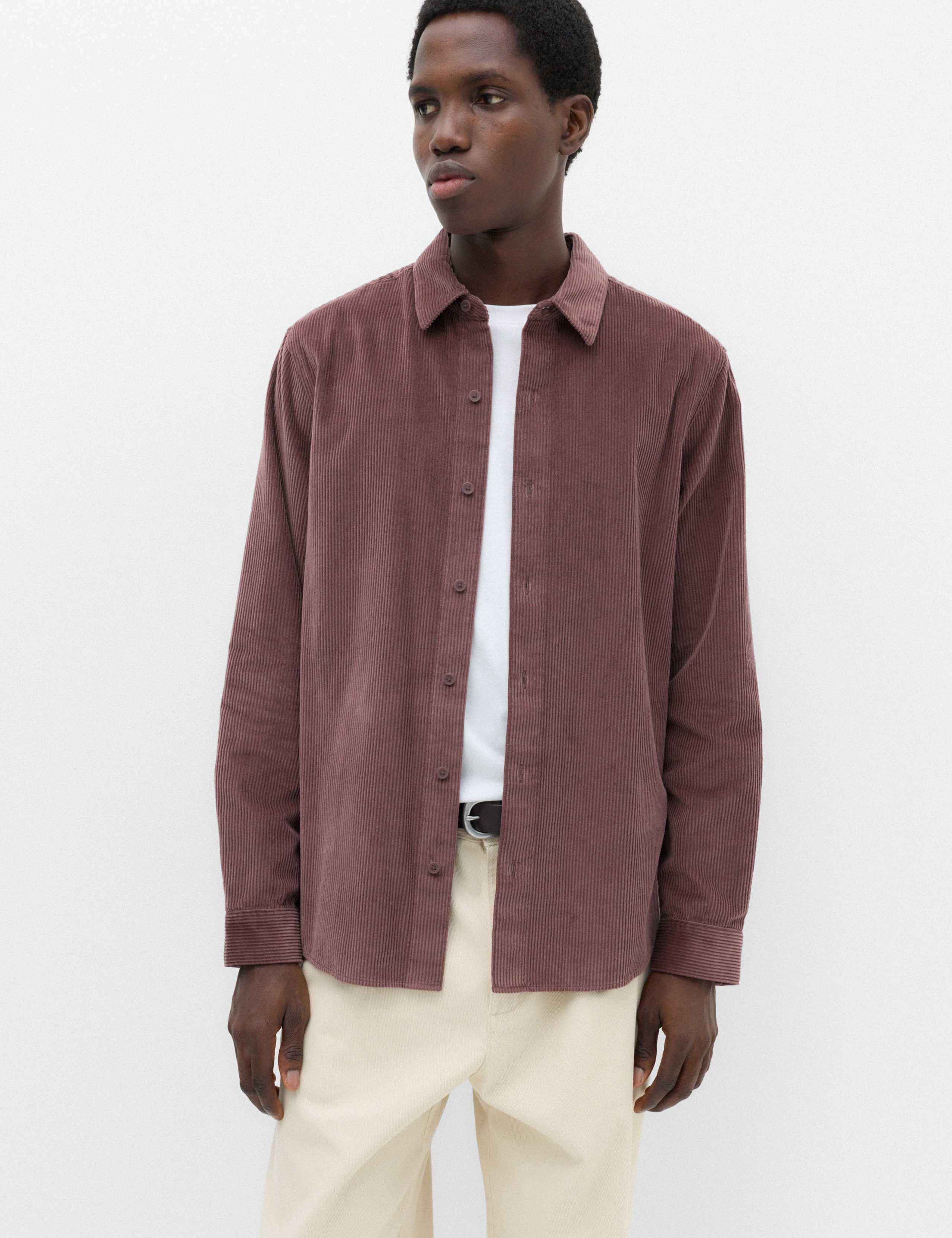 Pure Cotton Fine Corduroy Shirt