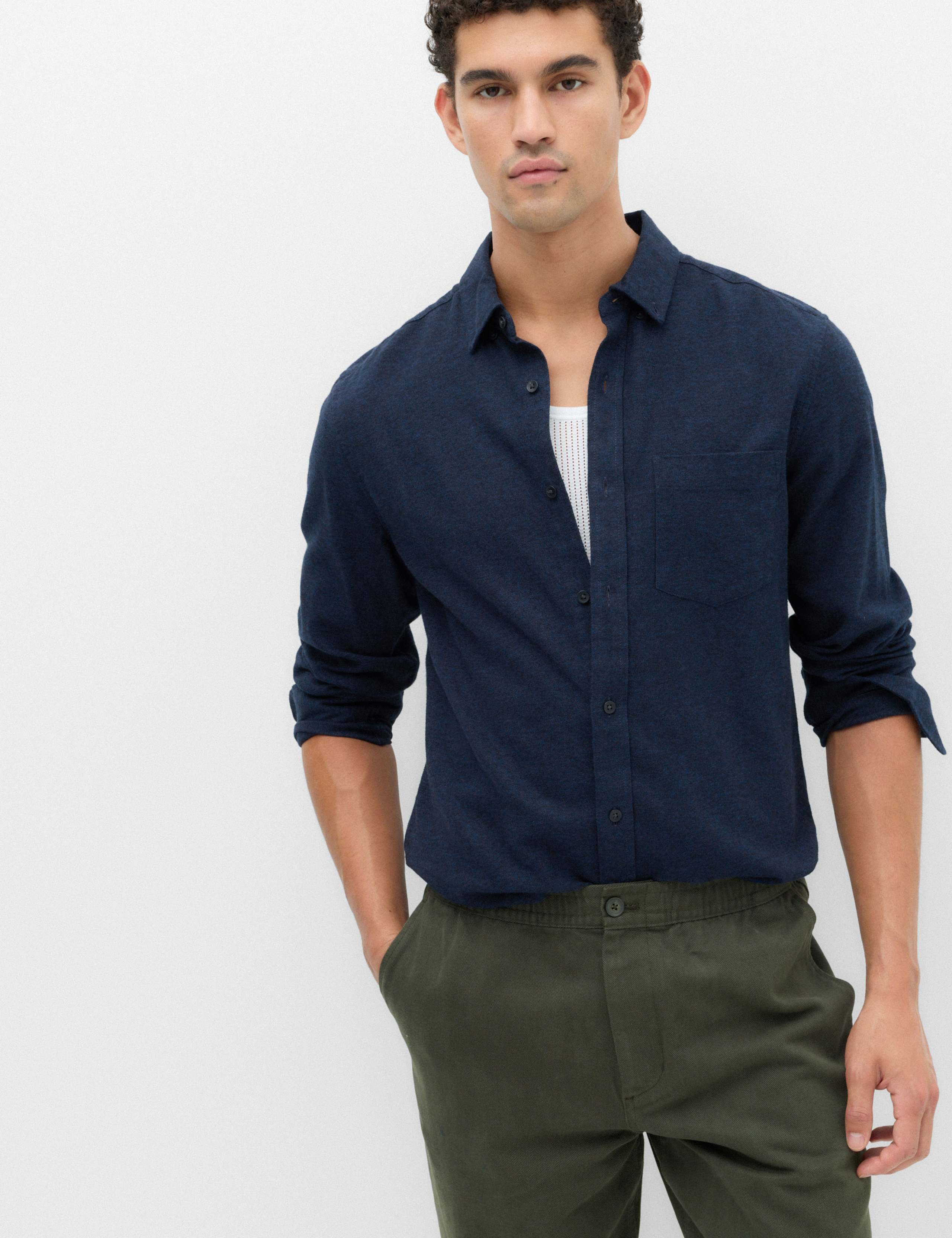 Pure Cotton Flannel Shirt