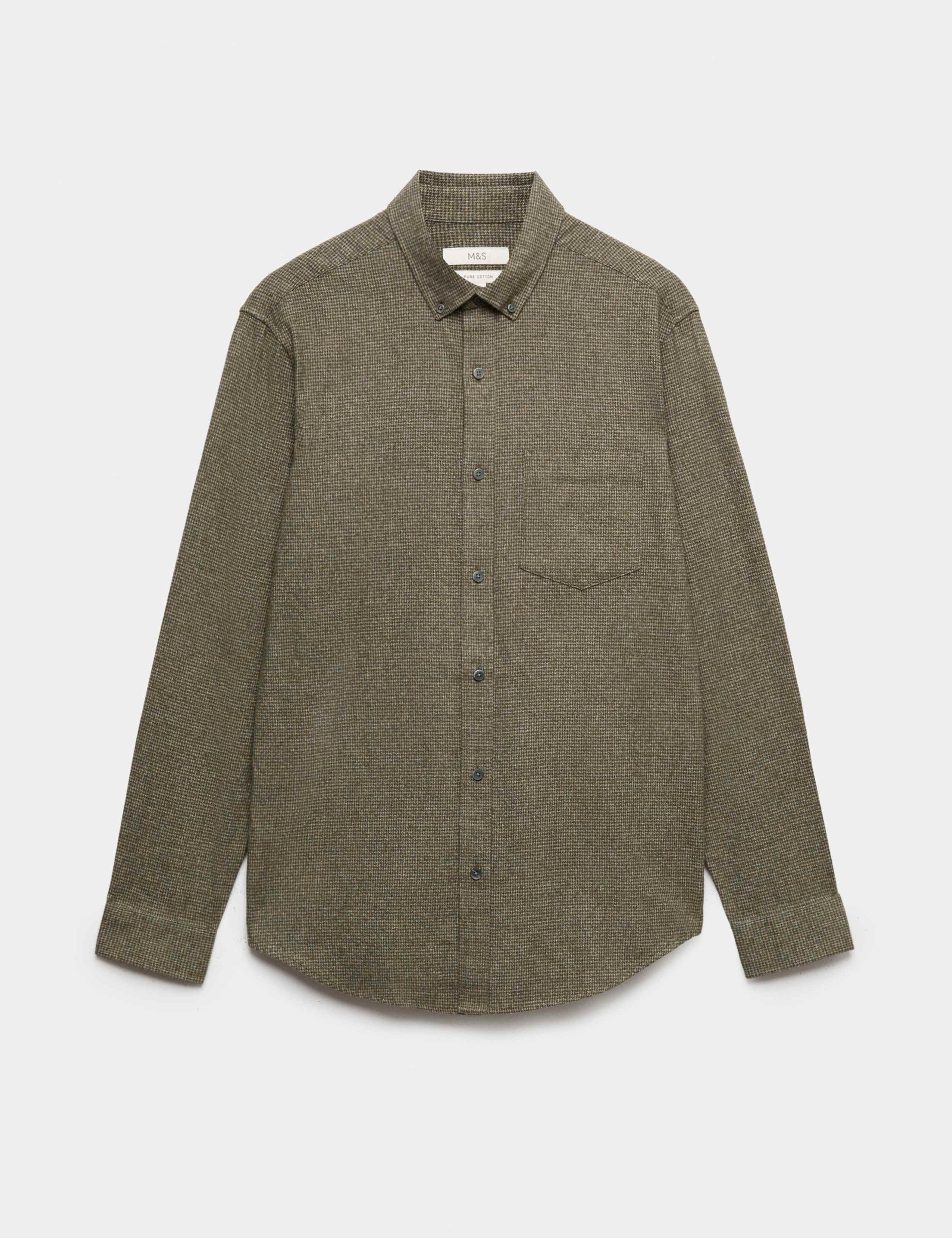 Pure Cotton Flannel Shirt