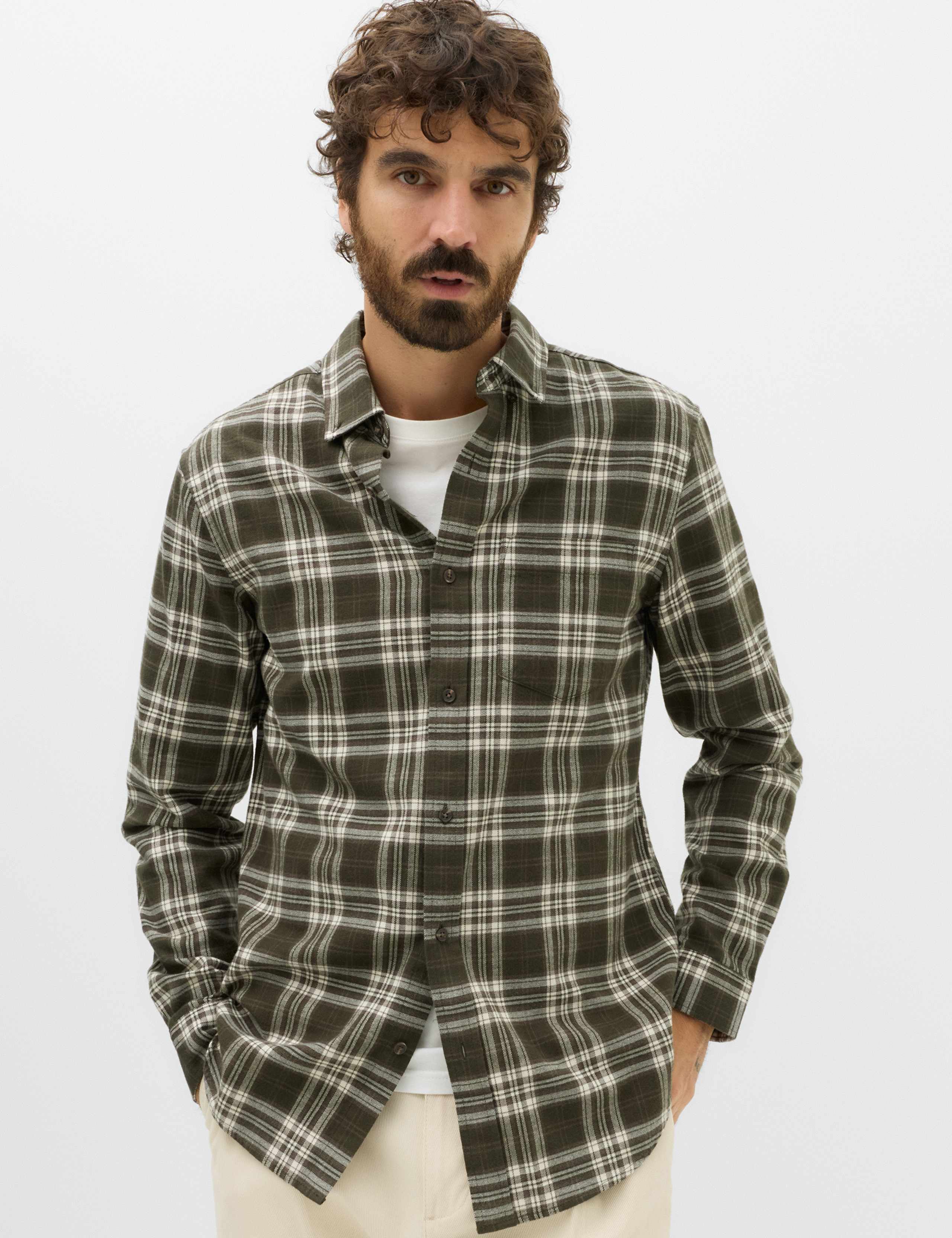Pure Cotton Flannel Shirt