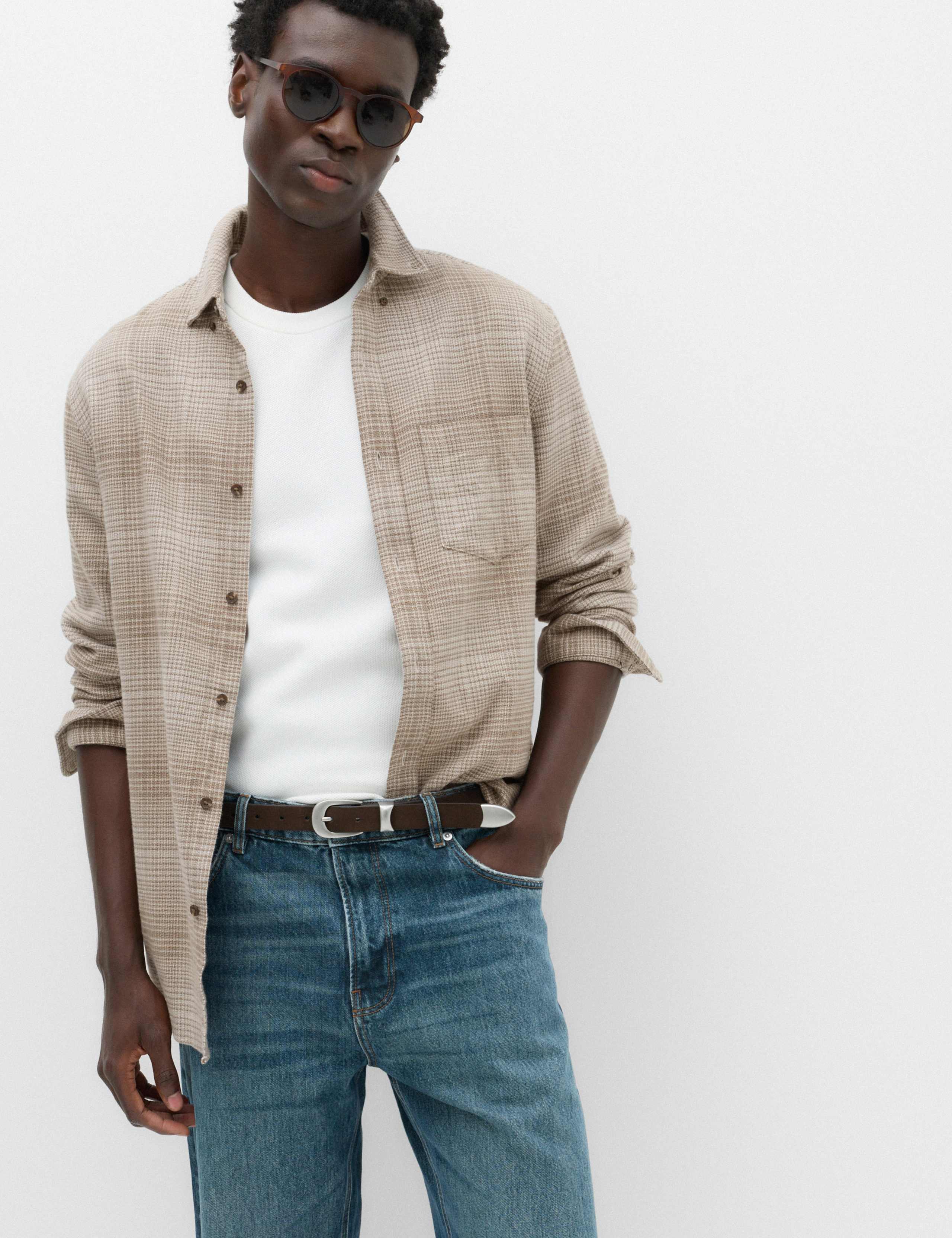 Pure Cotton Flannel Shirt